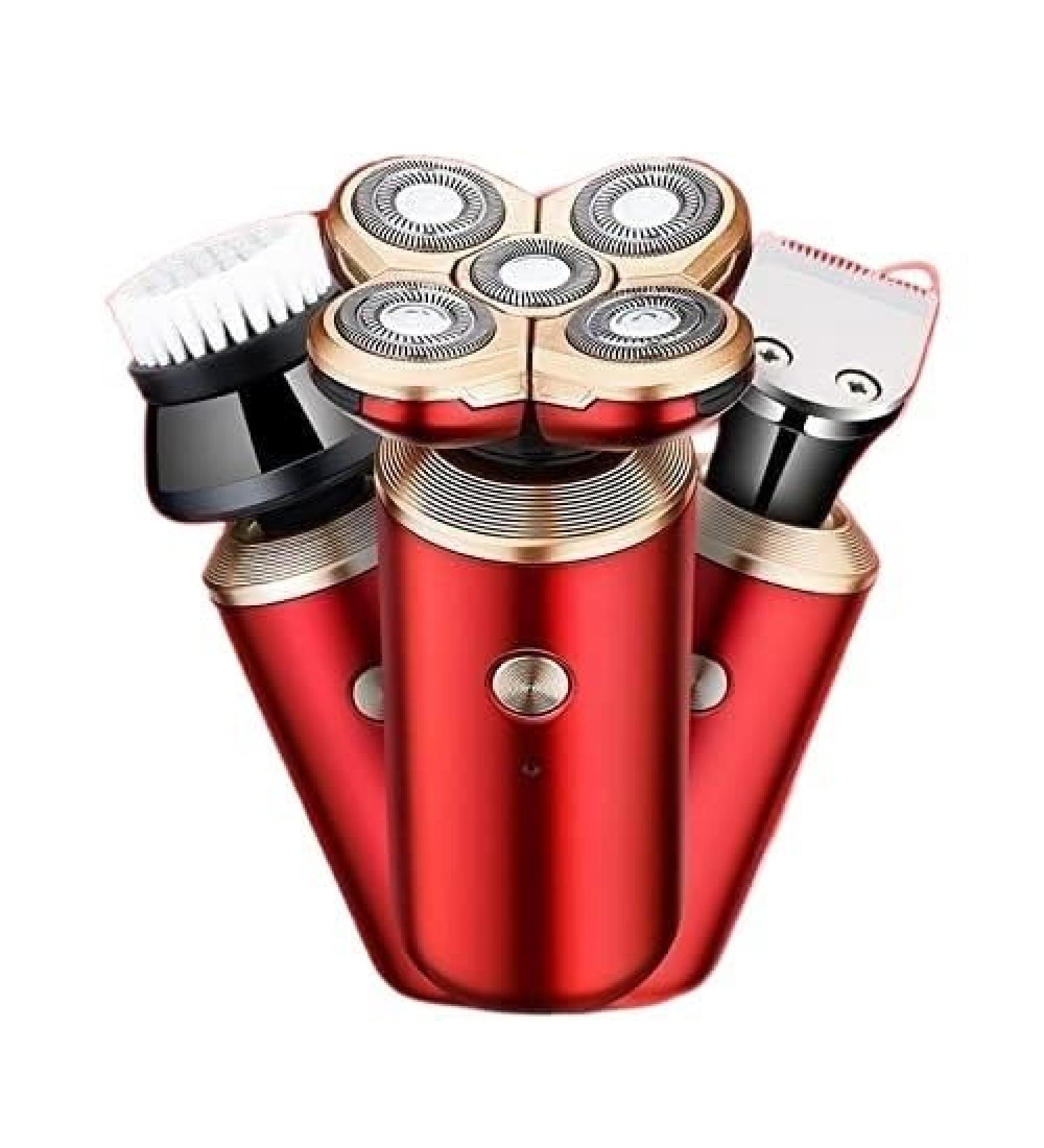 Rasoir lectrique Rasoir lectrique 5 en 1 for Hommes Tondeuse Barbe Rasoir Flottant 5D Machine de Rasage for t te Chauve Rouge - Buy Online on GoSupps.com