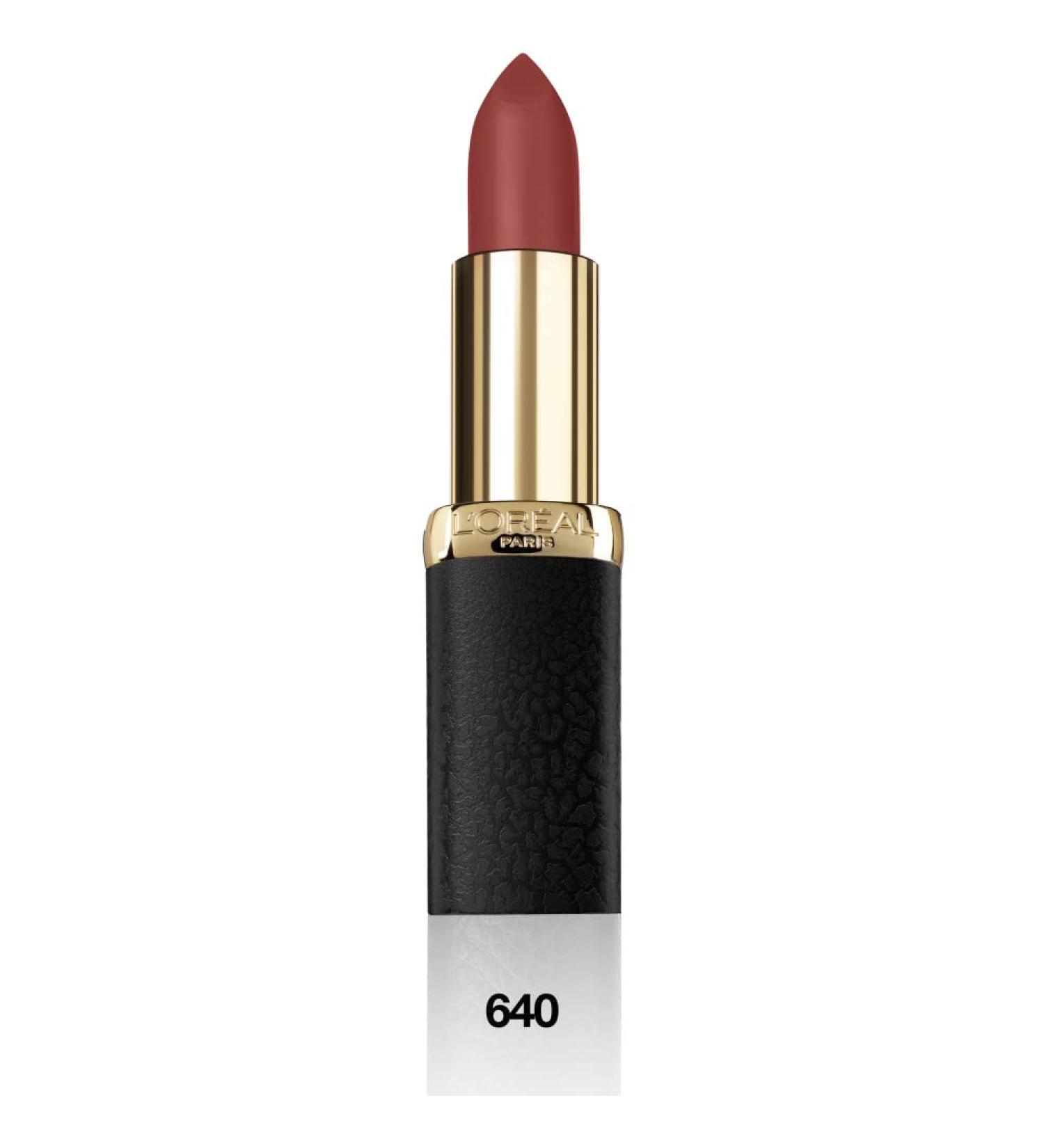L'Oreal Color Riche Matte Addiction Lipstick 640 Erotique - Long-Lasting Matte Finish - 1 Count - Buy Online on GoSupps.com