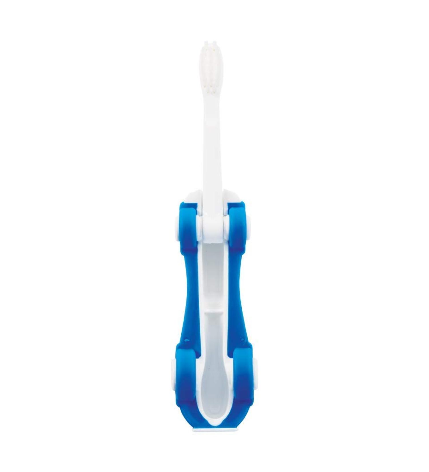 Buy Foldable Infant to Toddler Toothbrush (Blue) - Perfect for Travel & Easy Storage | Shop Now - Buy Online on GoSupps.com