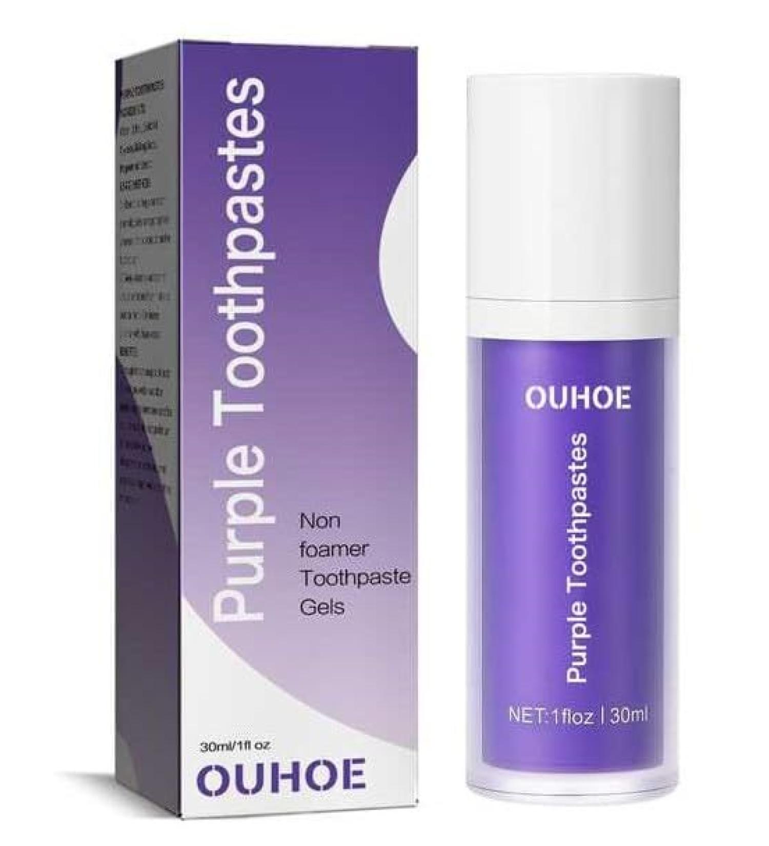 Color Corrector Purple Toothpaste for Whitening - Remove Years of Spots | 1PC - Buy Online on GoSupps.com