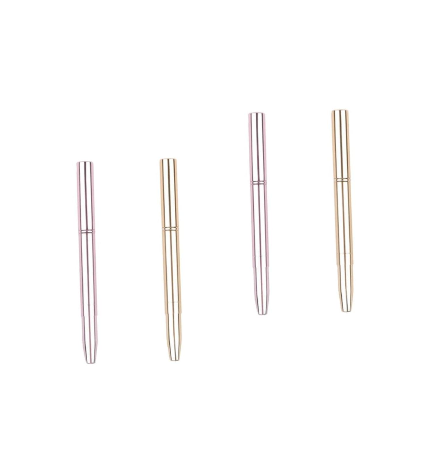 NOLITOY Double Ended Lip Brush Set - 4 Pcs Makeup Brushes for Women - Essential Concealer & Lipstick Tools - Assorted Colors - Buy Online on GoSupps.com