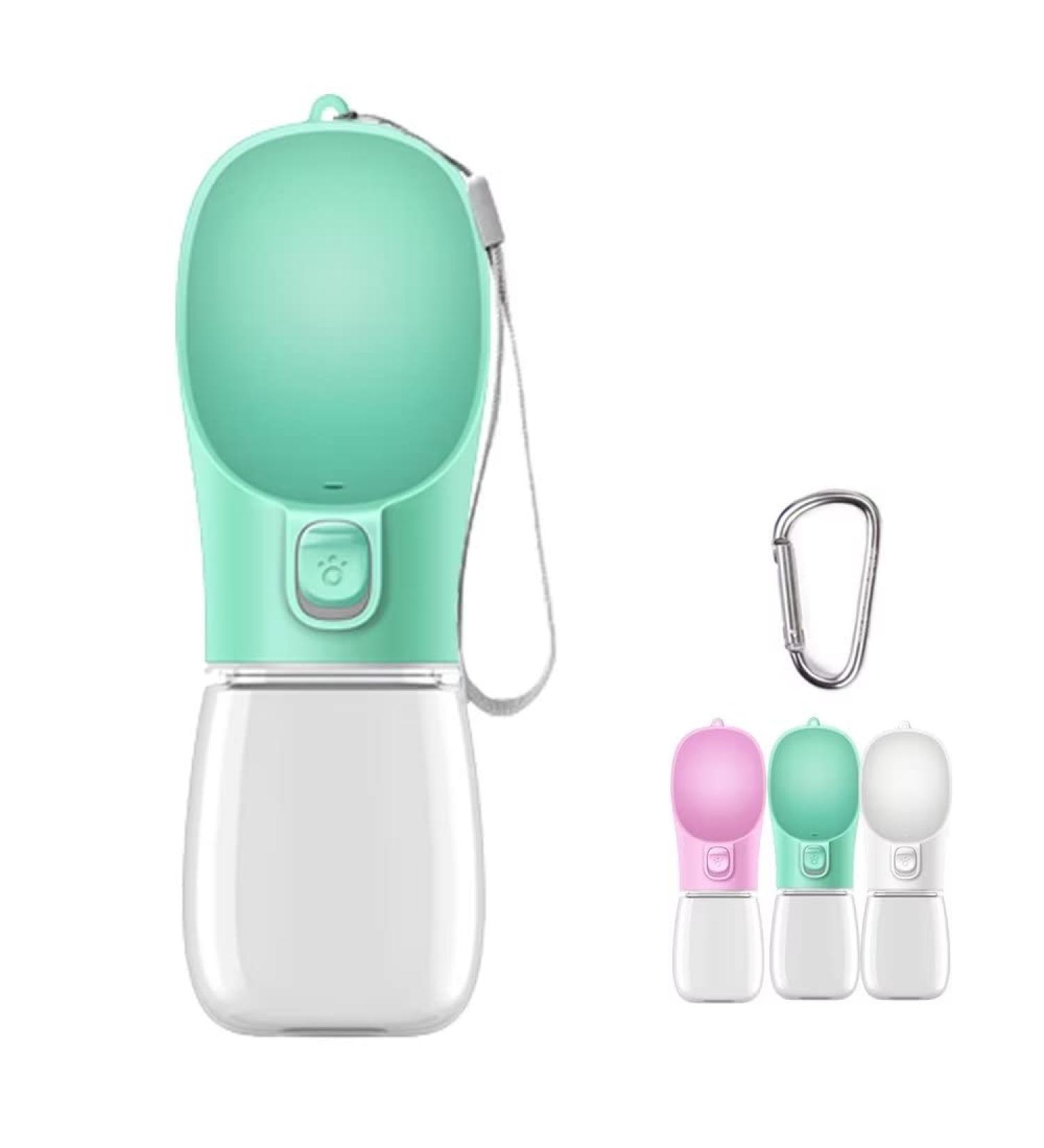 Cotop water bottle Dogs on the go 350ml portable dog drinking bottle for small big dog travel hiking plastic dog bottle accessories for pets (blue) 350ml blue