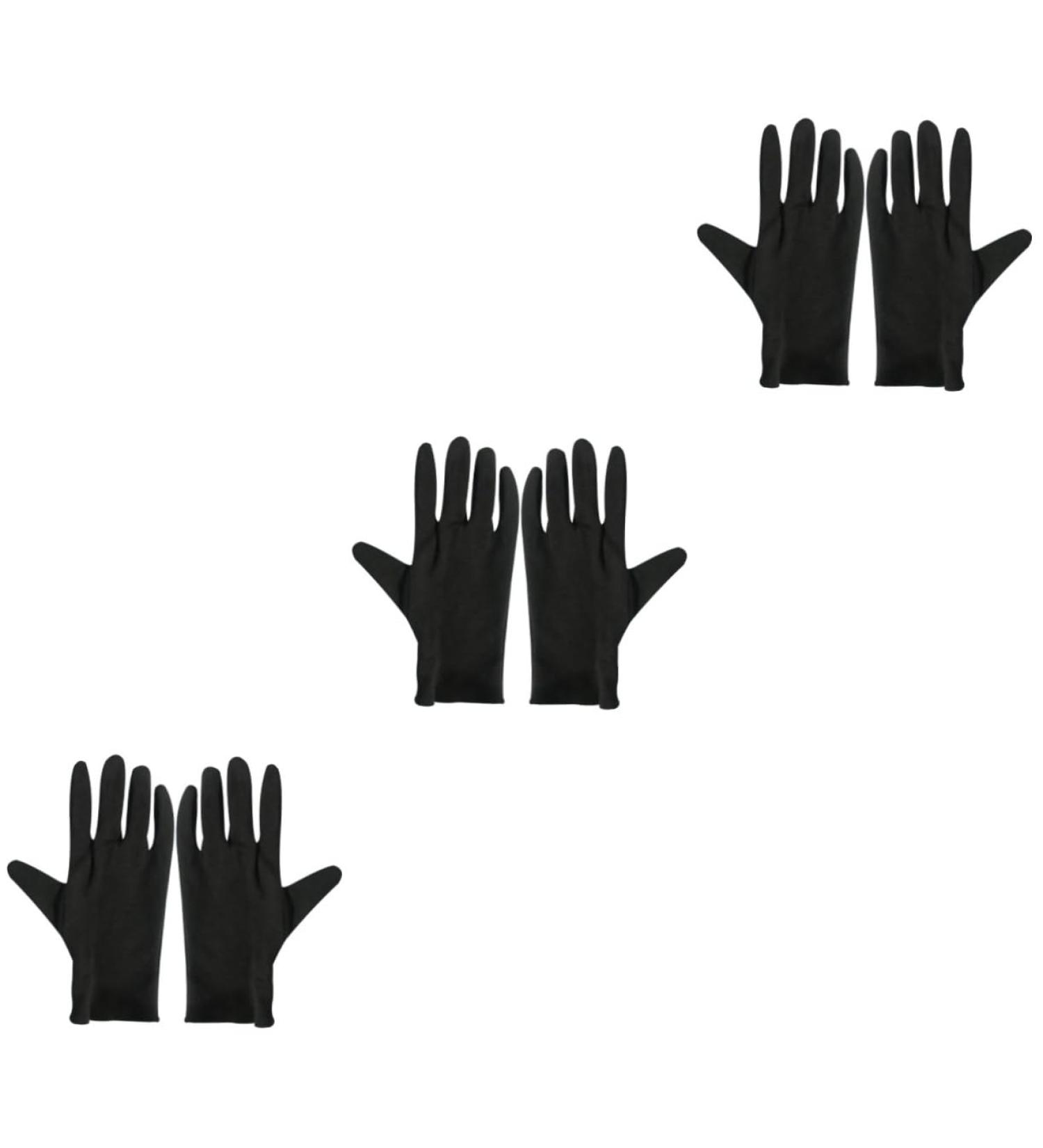 Beaupretty 36 Pairs Black Stretch Labor Gloves Inspection Gloves for Cotton Inspection Glove Working Gloves Examination Gloves Tuxedo Lotion Work Gloves Safety Gloves Miss Dry Hands Clothing - Buy Online on GoSupps.com