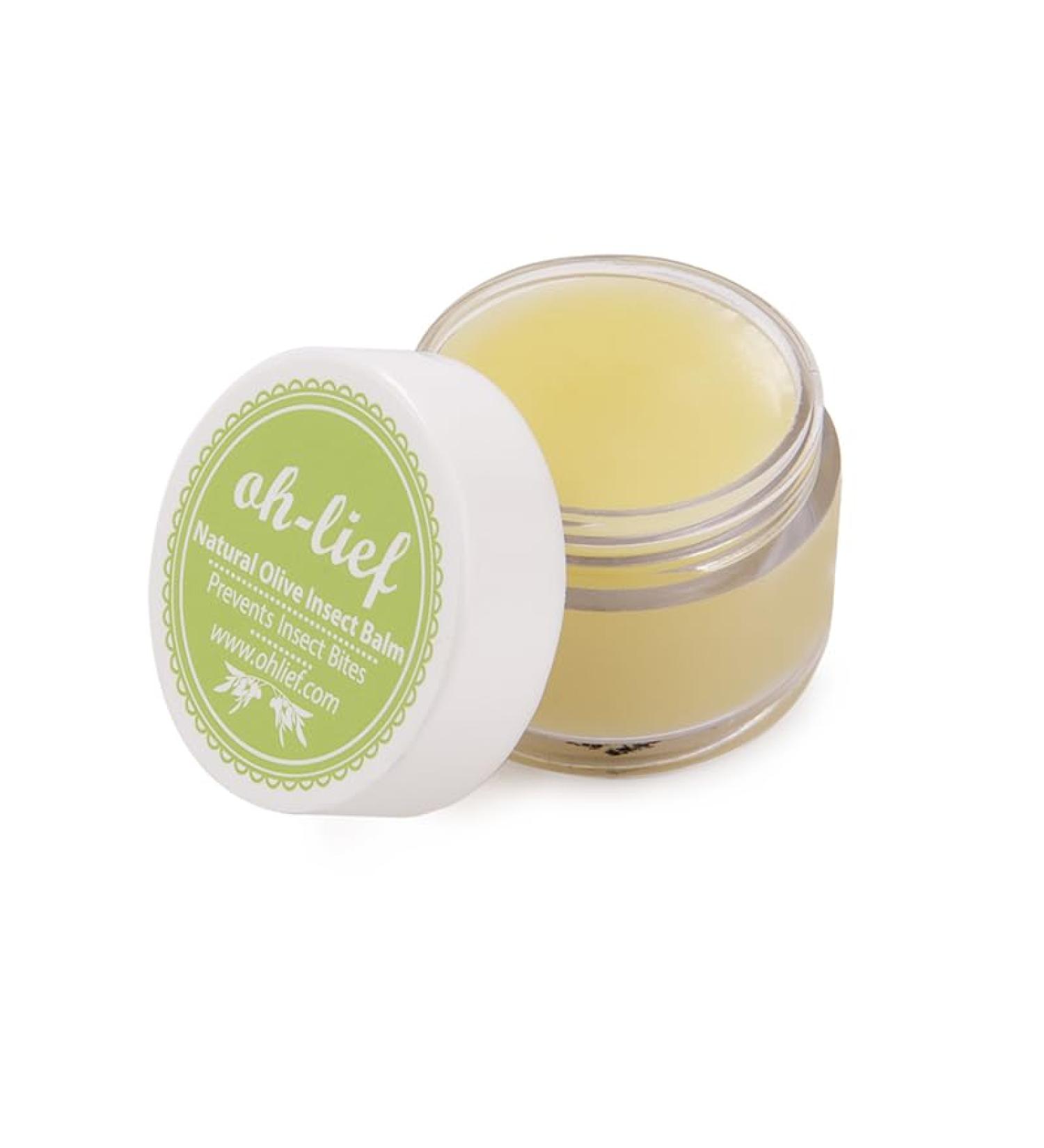 Oh-Lief Natural Olive Outdoor Balm Insect Repellent - DEET-Free, Certified Organic (10ml) - Buy Online on GoSupps.com