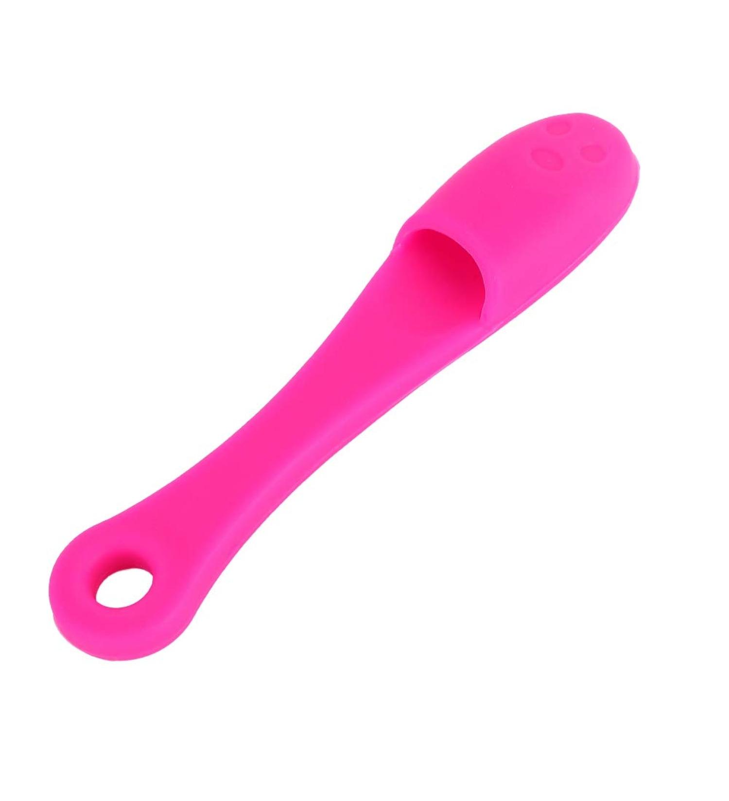 Silicone Face Cleansing Brush - Blackhead Removal & Pore Cleaner | Dark Rose Red Massage Tool - Buy Online on GoSupps.com