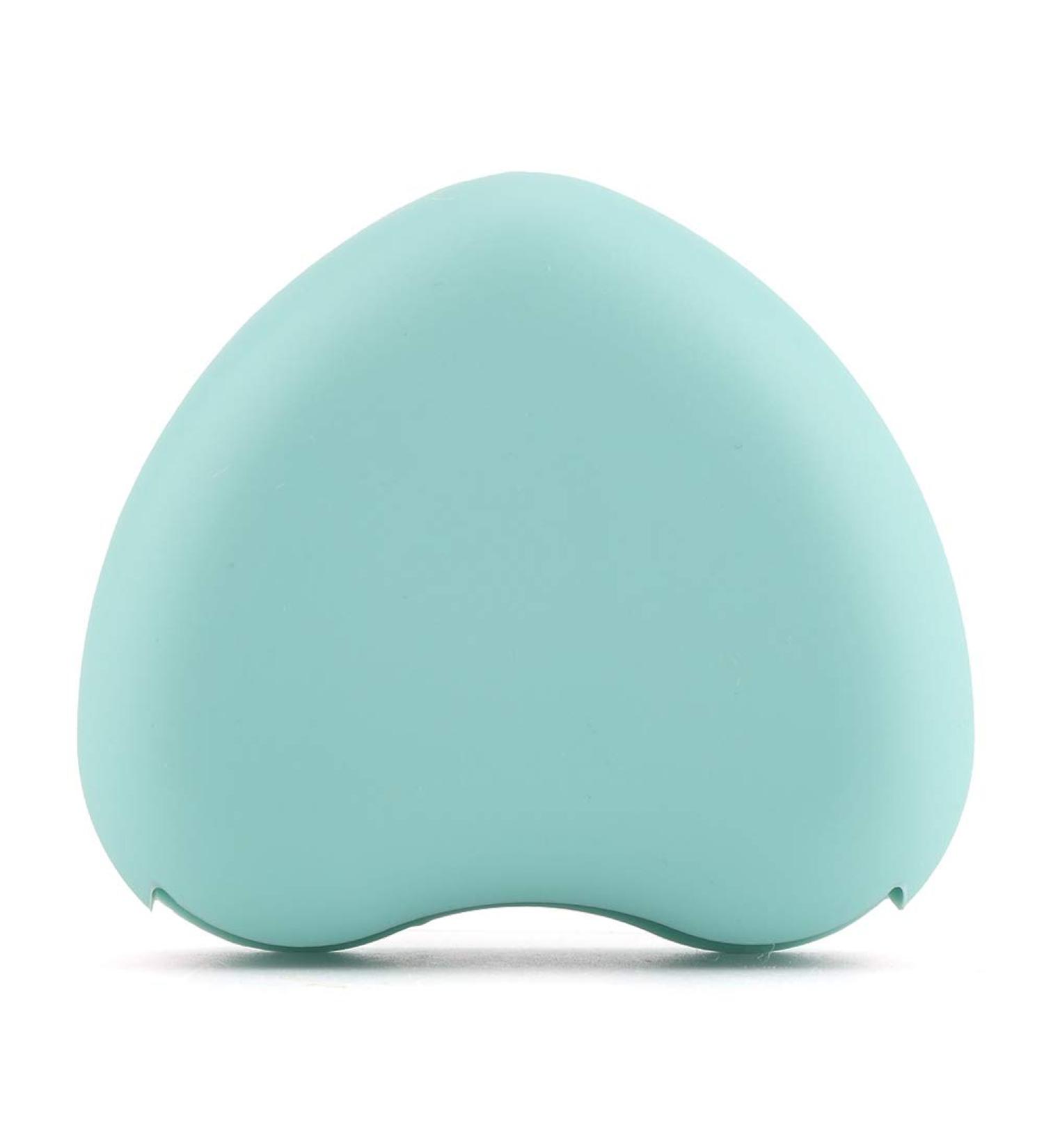 Soft Makeup Brush Cleaner Pad - Silicone Heart-Shape Scrubber | Mint Green - Shop Internationally - Buy Online on GoSupps.com