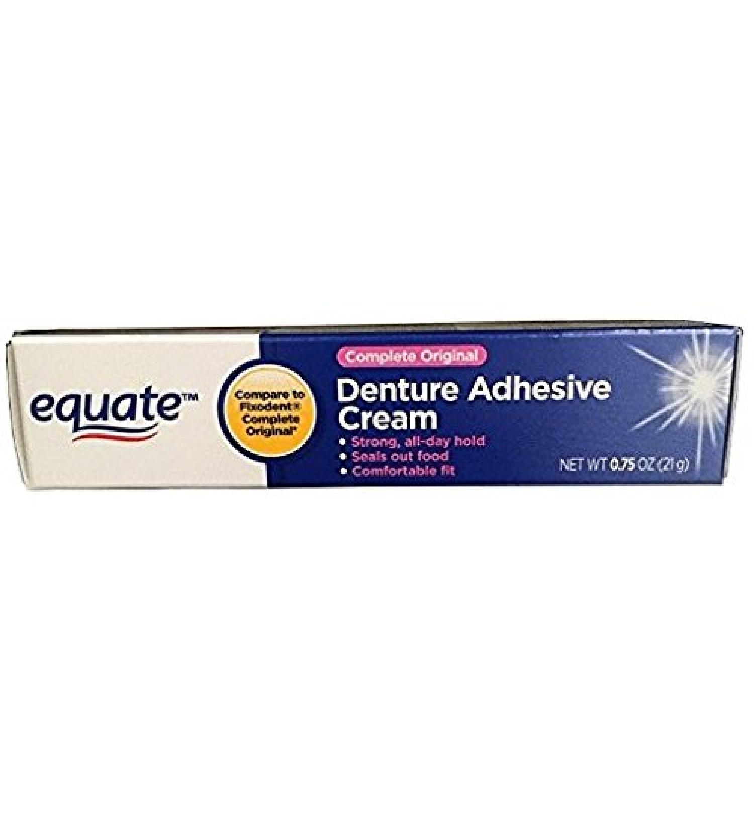 Equate Complete Original Denture Adhesive Cream .75oz