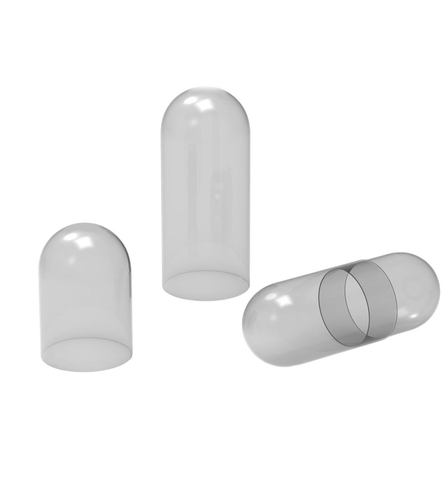 DR T T DR T&T 1000 Size 00 Gelatin Clear Bodytop Separated Capsules with Certificate UK Seller - Buy Online on GoSupps.com