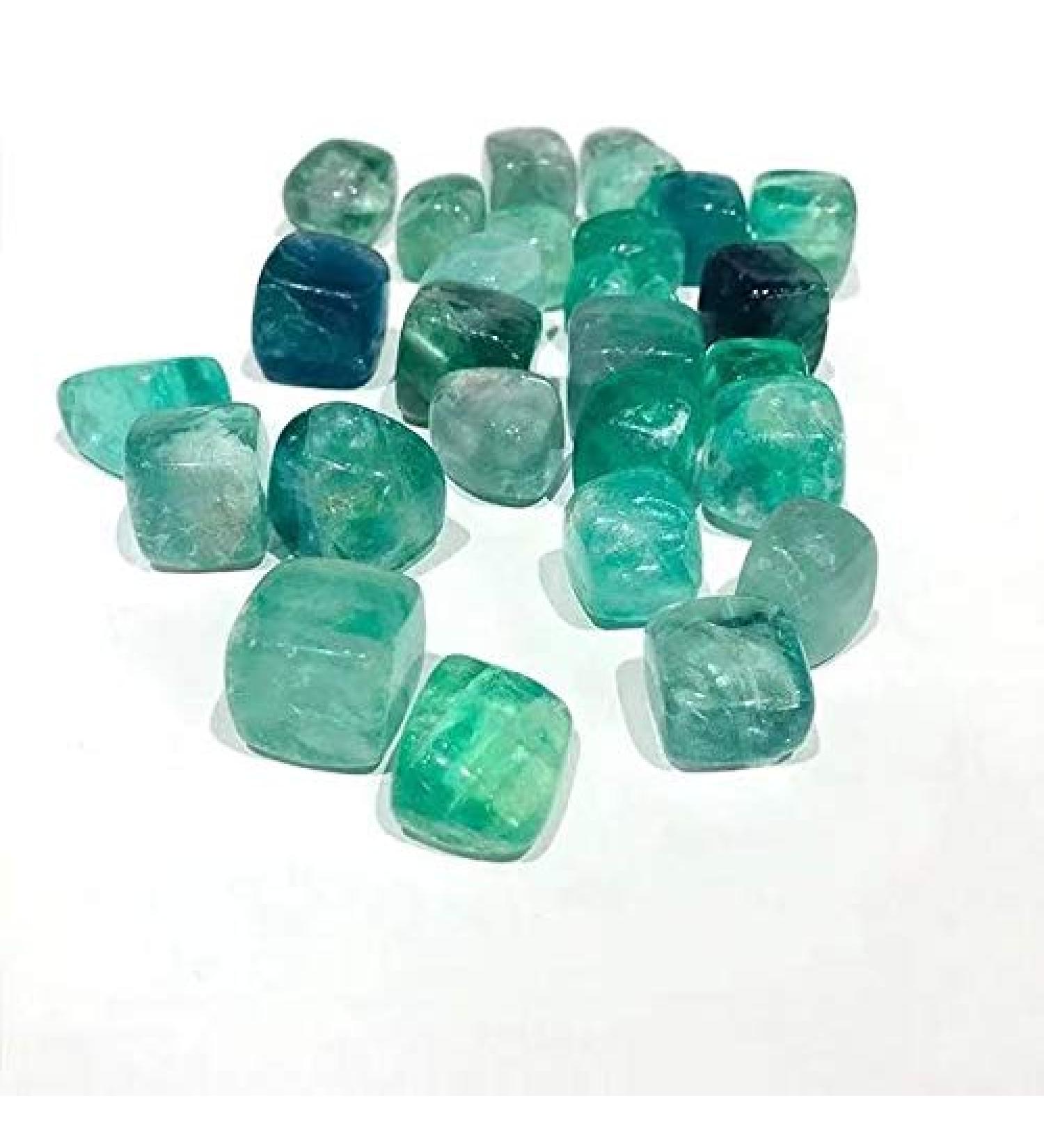 Bulk Natural Tumbled Stones Green Fluorite Cube Crystal Gemstone 10pc Obelisk - Buy Online on GoSupps.com
