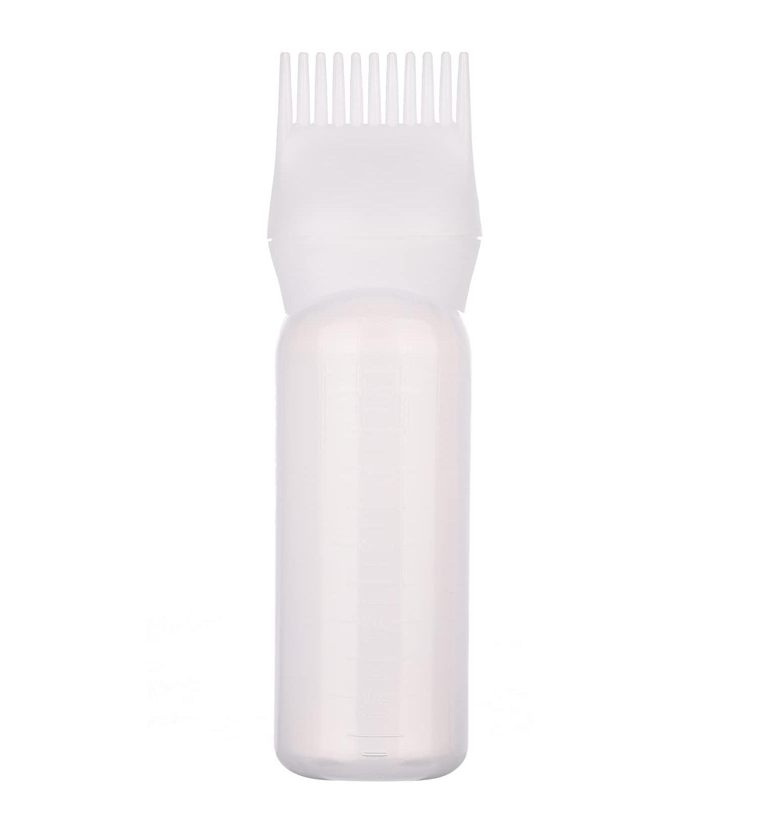 UNVOJL Hair Dye Brush Bottle Hair Root Comb Applicator Bottles Hair Dye Tools Applicator Brush BottlesÂ for Salon (White) - Buy Online on GoSupps.com