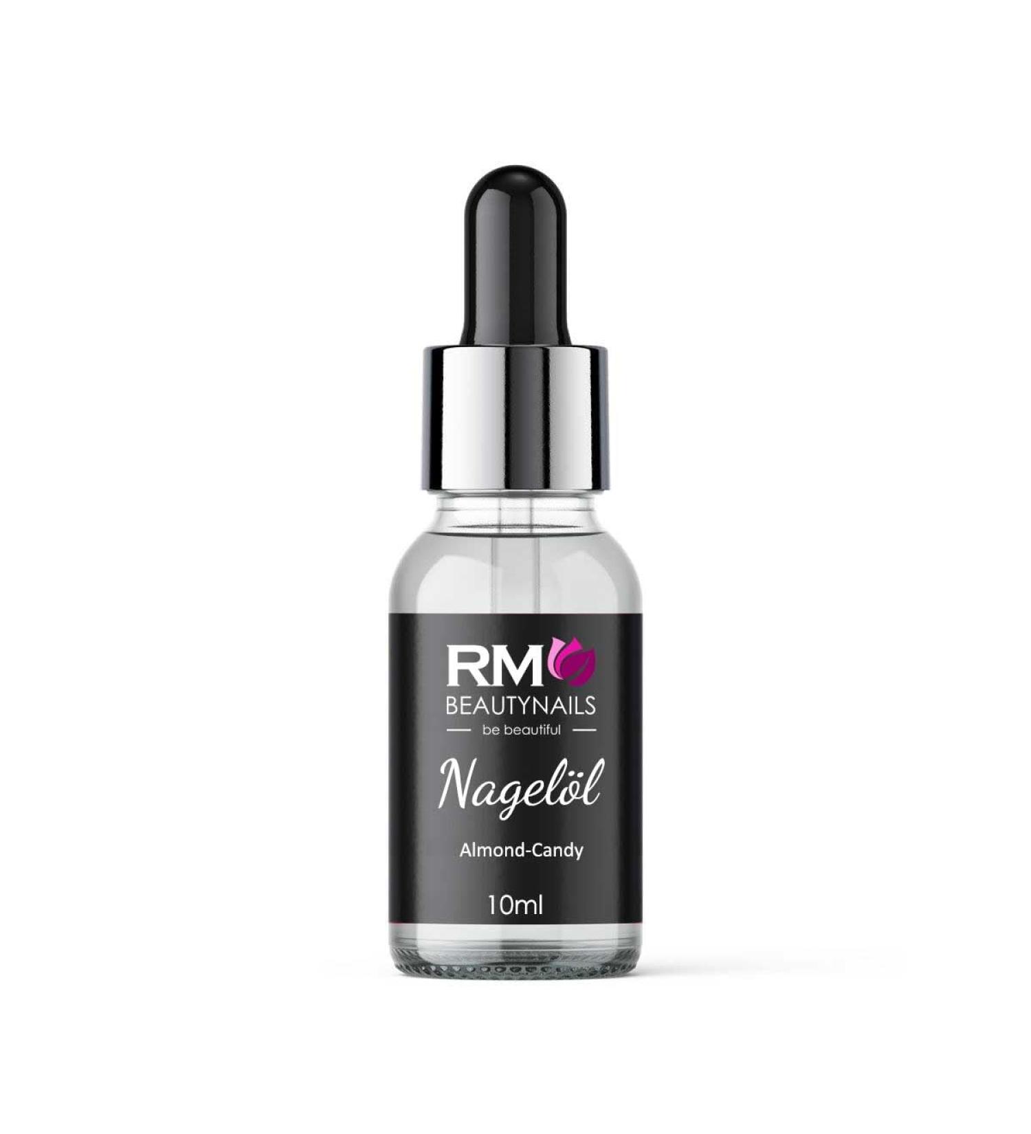 Nail Oil Nail Cuticle Oil with Pipette Nail Oil Care for Nails and Cuticles RM Beautynails 10ml (Almond Candy)