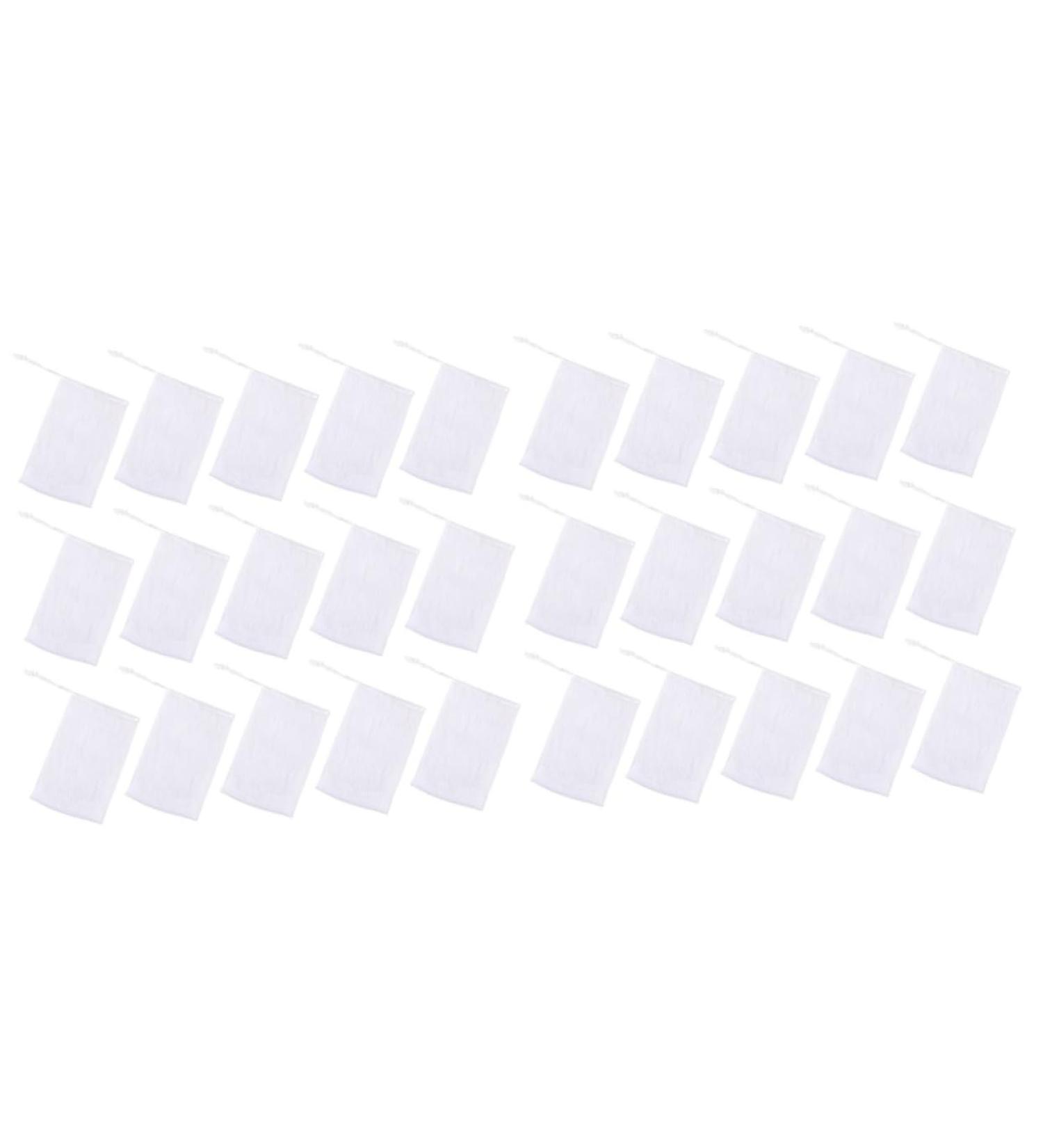BELLIFFY 100 Pcs Soap Foam Net Foaming Nets Bar Soap Saver Pouch Foam Exfoliating White or - Buy Online on GoSupps.com