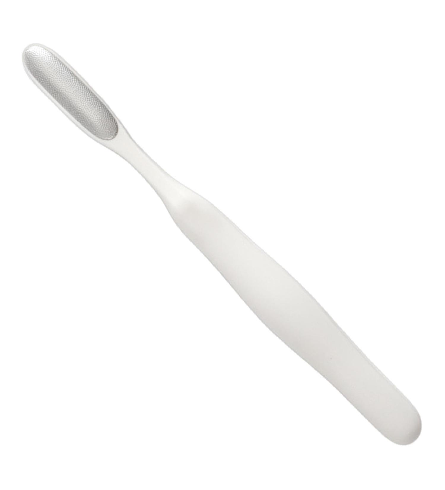 Foot Rasp Foot File Foot File Callus Remover Foot Scrubber - Shower Foot Scrubber Skin Removal Foot File Callus Remover Long Handled Toe Brush for Wet and Dry Feet White - Buy Online on GoSupps.com