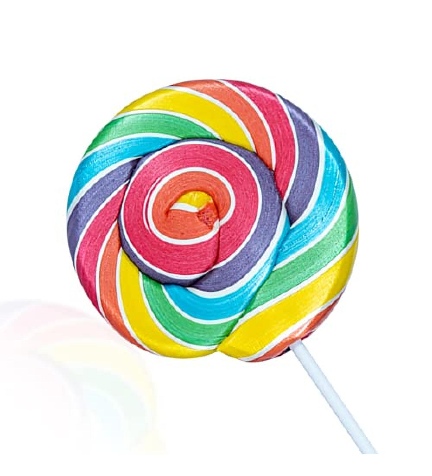 Rainbow Wheel Lollies - Swirl Lollipops - Party Favour - Sweets - Rock Candy - Baby Showers (2) - Buy Online on GoSupps.com