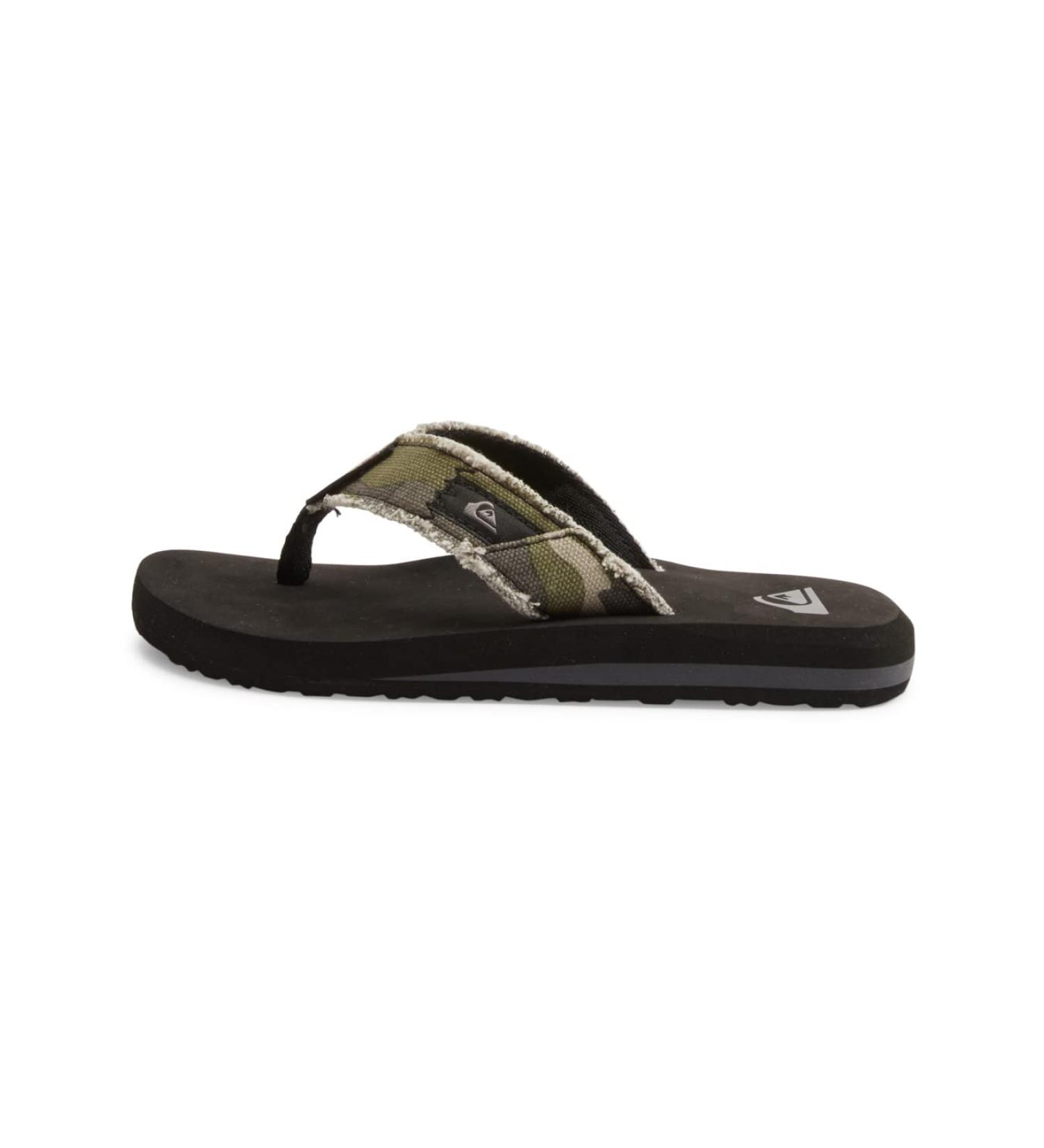 Quiksilver Boys Monkey Abyss Youth Flip Flops - Stylish Brown & Green Footwear for Kids | 31 EU - Buy Online on GoSupps.com