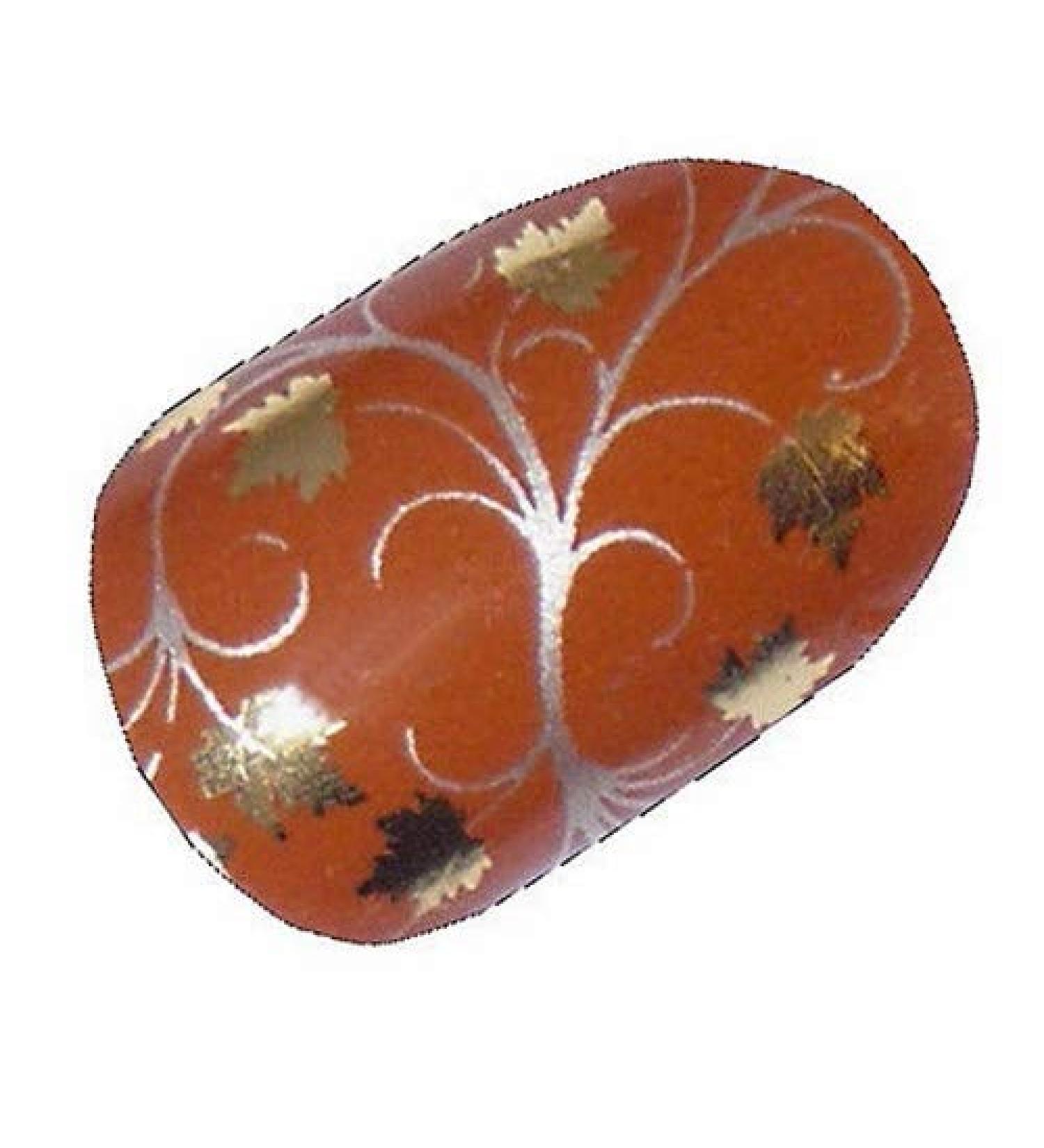 Chix Nails Nail Wraps Gold Flying Leaves Flowers Floral Fingers Toes Vinyl Foils