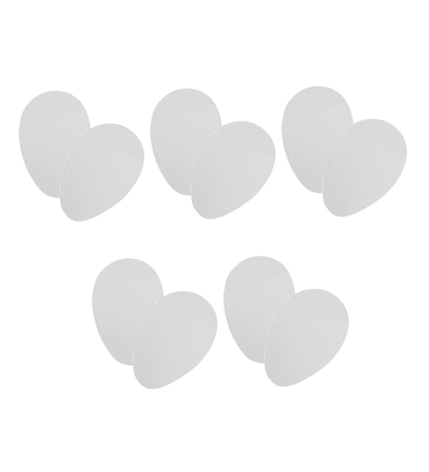 FRCOLOR Shoes Sticker Accessories 5 Pairs High Heel Sole Protectors Transparent Self-Adhesive Heel Pads Clear Anti-Wear Stickers for Shoes - 9.5x6.3cm - Buy Online on GoSupps.com
