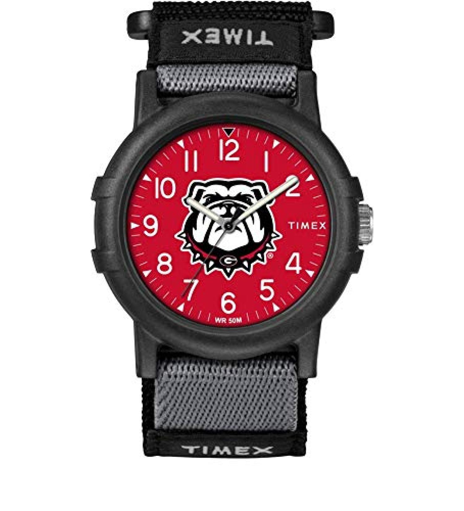 Timex Unisex Collegiate Recruit 38mm Watch - Tennessee Volunteers & Georgia Bulldogs - Buy Online on GoSupps.com
