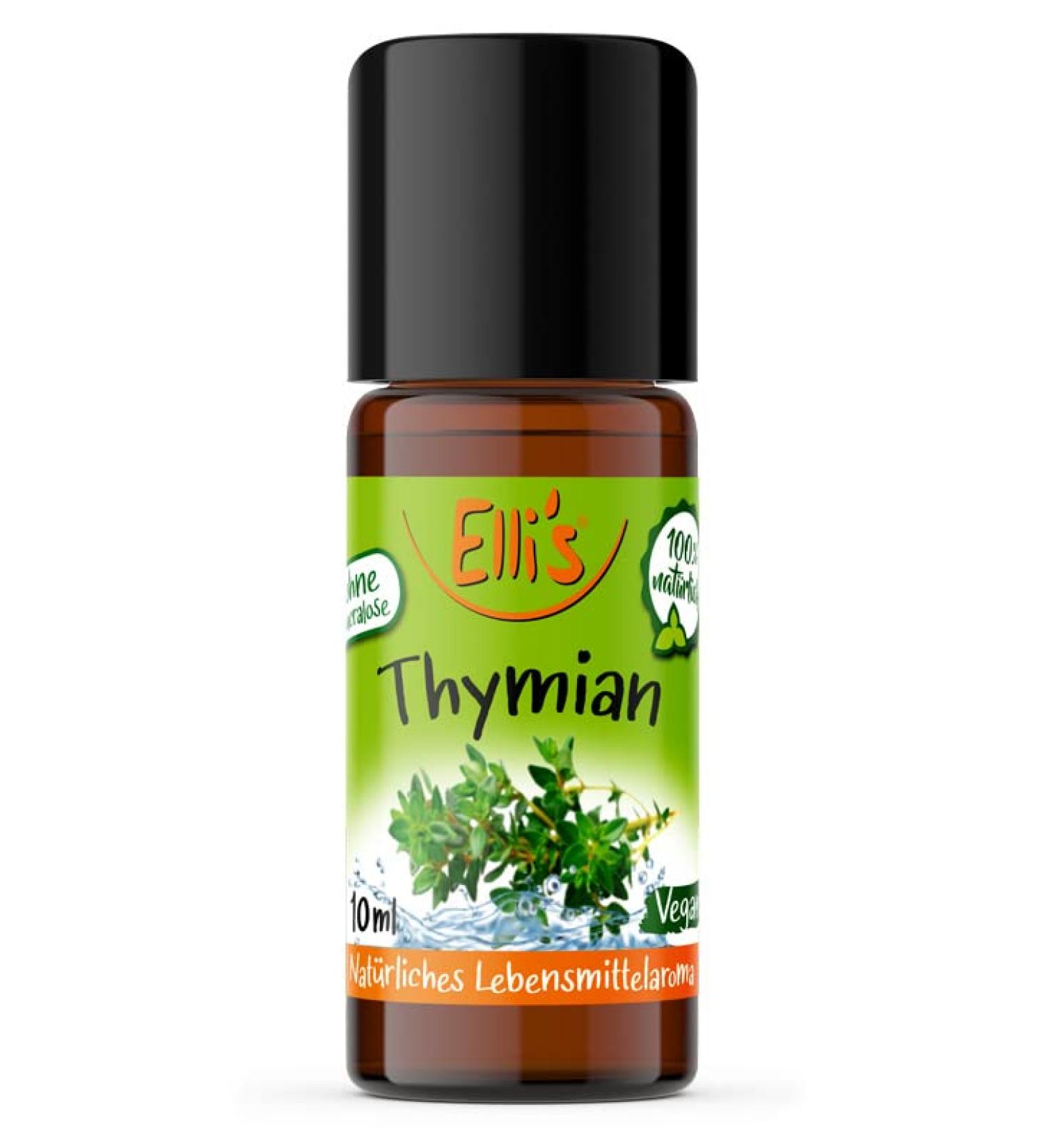 Ellis Flavors Thyme Aroma Concentrate | 100% Vegan & Natural | Perfect for Dishes & Drinks | 10ml - International Shipping - Buy Online on GoSupps.com