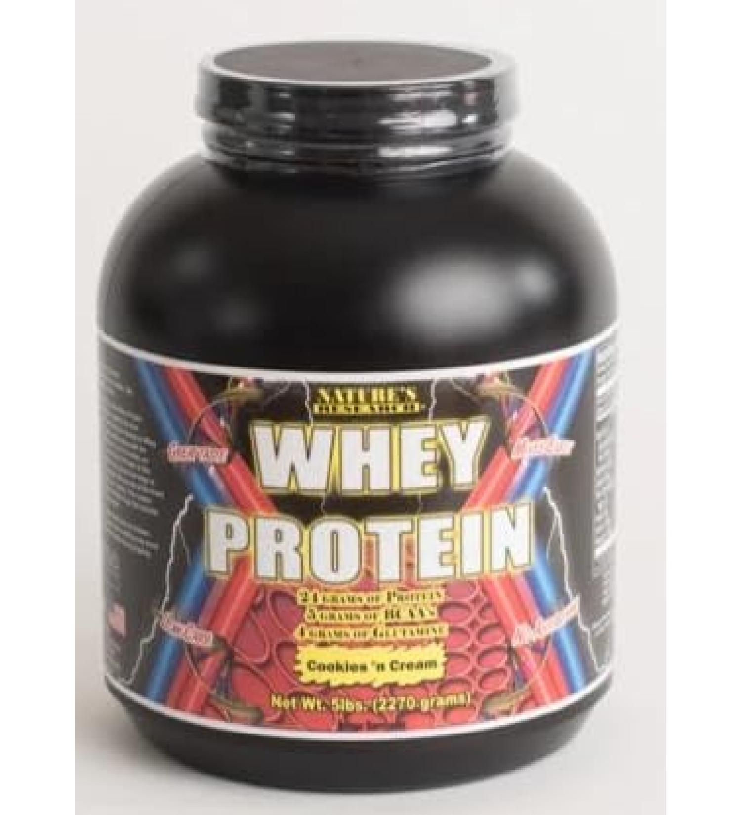 Natures Reasearch Cookies and Cream Protein Powder 75 sevings 24 Grams of Protein per Serving