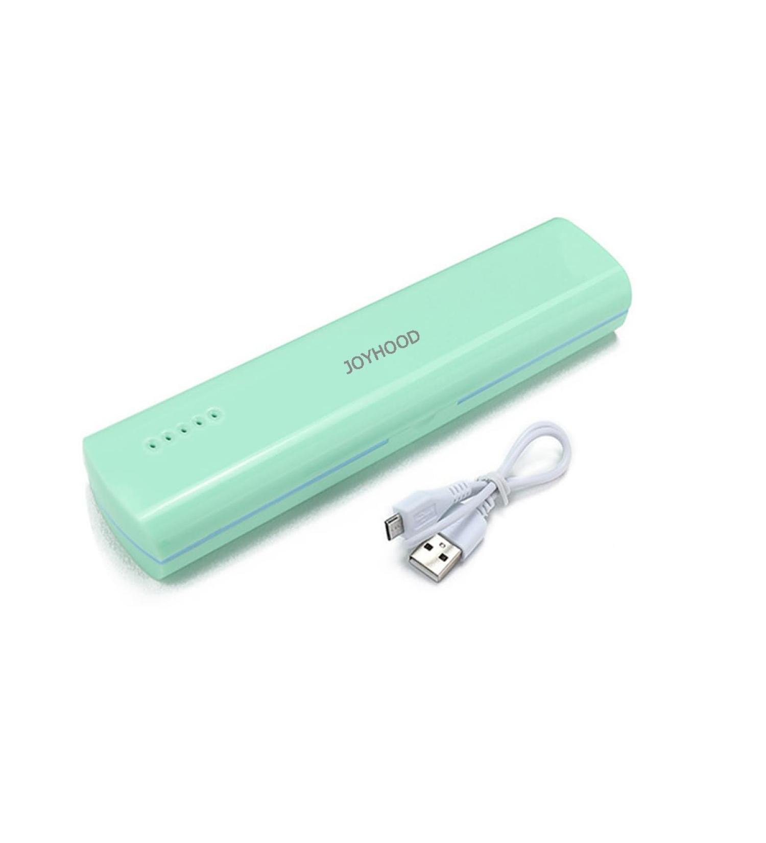 UV-C Portable Intelligent Ultraviolet Toothbrush Disinfection Box Toothbrush Holder USB Charging Type-C Interface Safe and Fast Disinfection Universal Toothbrush (D) - Buy Online on GoSupps.com