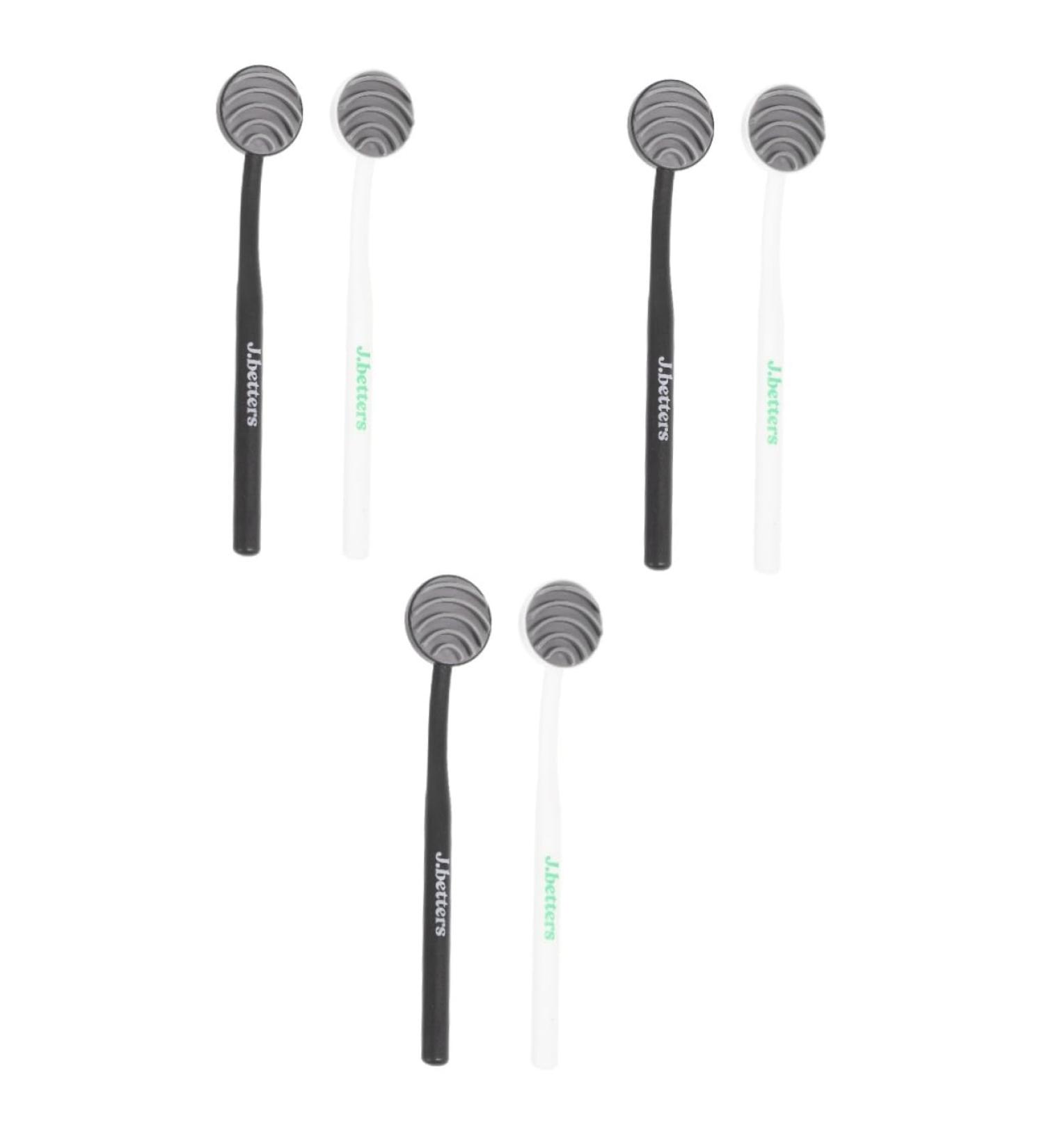 Healeved 6-Pack Tongue Cleaning Brushes | Breath Freshening Tongue Scrapers for Adults & Kids | Durable Silicone Tool in Assorted Colors | 18.5x3cm - Buy Online on GoSupps.com