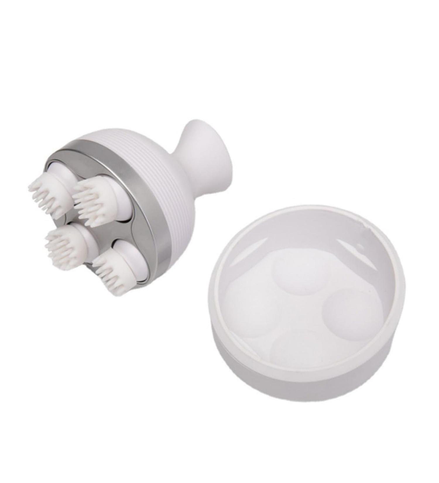 Fomiyes Rechargeable Scalp Massager - Head Massage Tool Hair Massage Brush ABS White - International Shipping Available - Buy Online on GoSupps.com