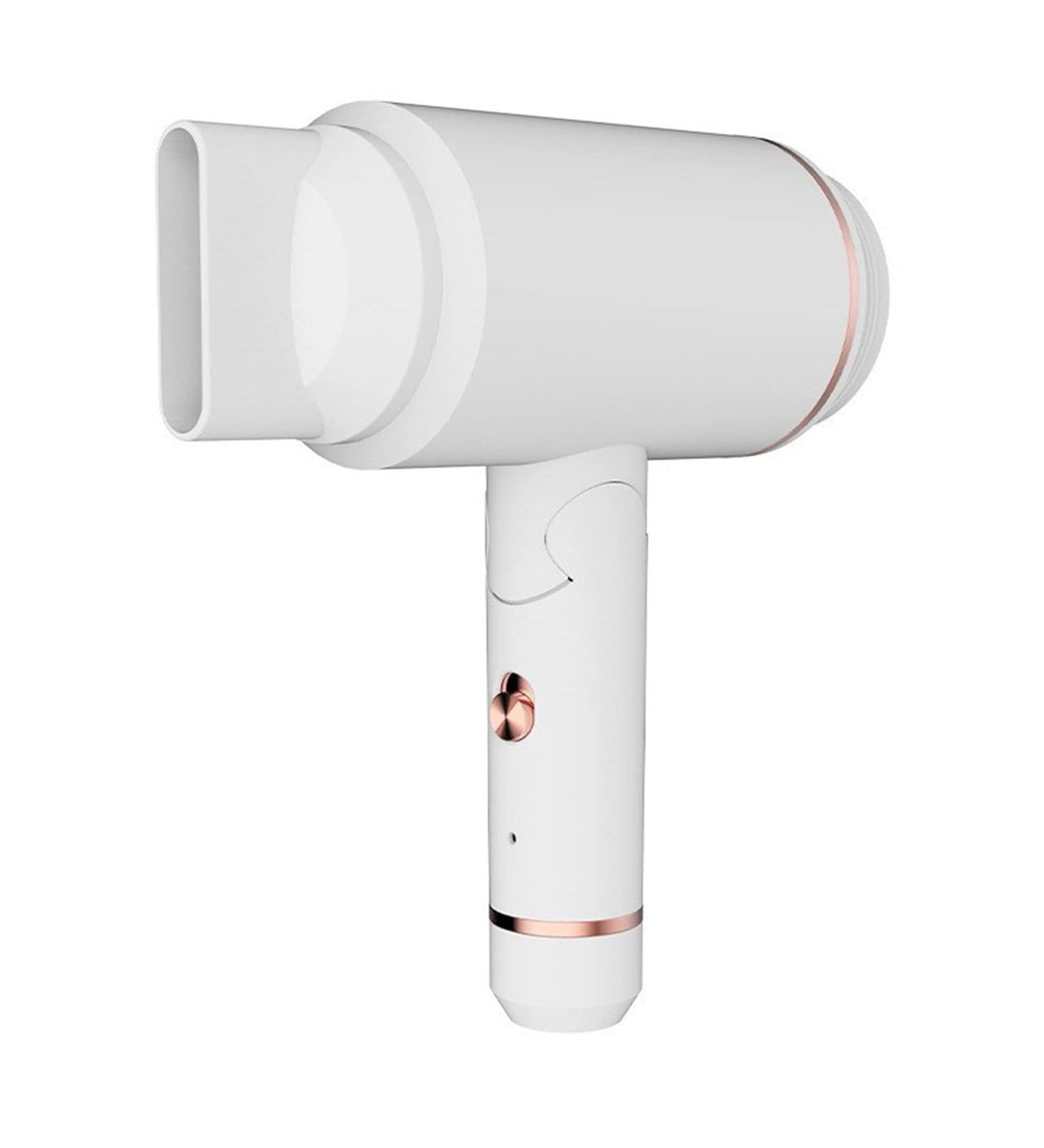 KJLYLPP Cordless Hair Dryer Rechargeable Foldable Travel Blow Dryer USB Mini Hair Dryer with Hot/Cold Air for Women Kids Camping Beaches White (White) - Buy Online on GoSupps.com