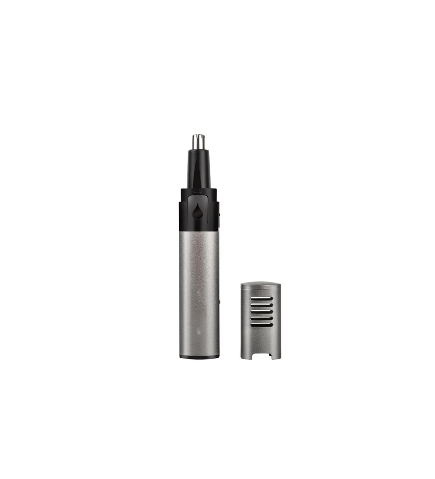 Rechargeable Stainless Steel Nose Hair Trimmer for Men & Women - Portable Electric Nostril Cleaner - Buy Online on GoSupps.com