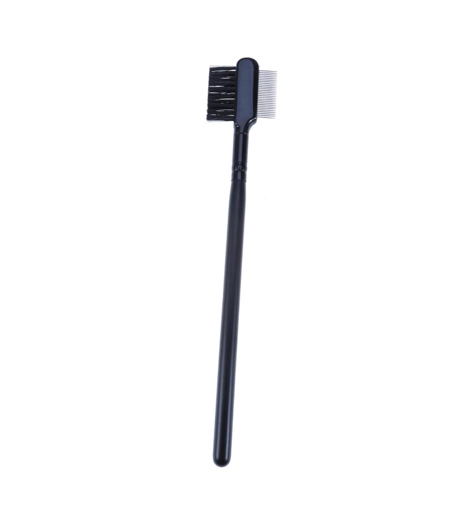 Buy Eyebrow Comb & Brush Set - Wooden Handle Eyelash Comb for Perfect Makeup | International Shipping - Buy Online on GoSupps.com