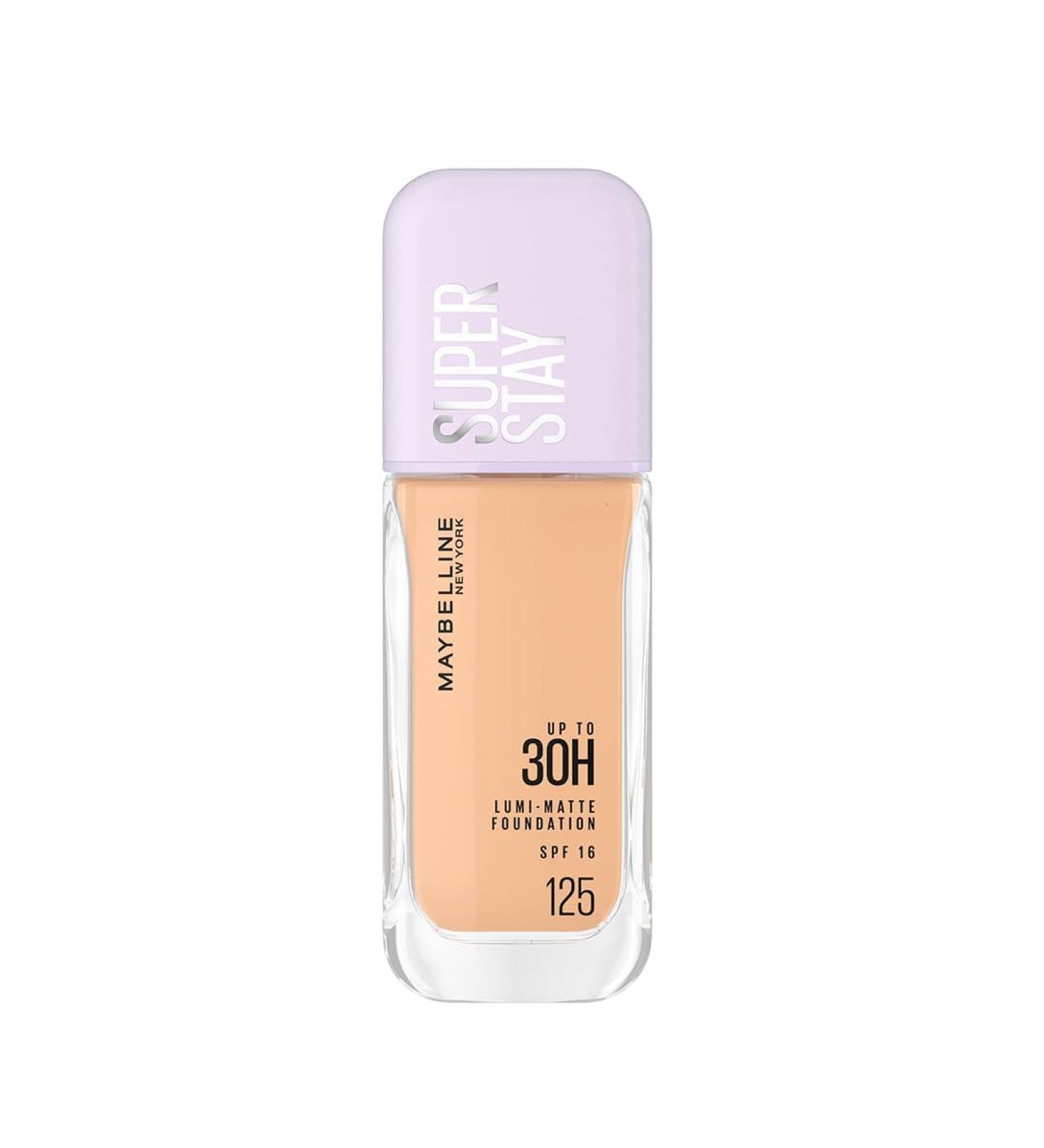 M-aybelline New York Super Stay Lumi Matte Liquid Foundation 30 HR Long Lasting yet Lightweight 125 35ml - Buy Online on GoSupps.com