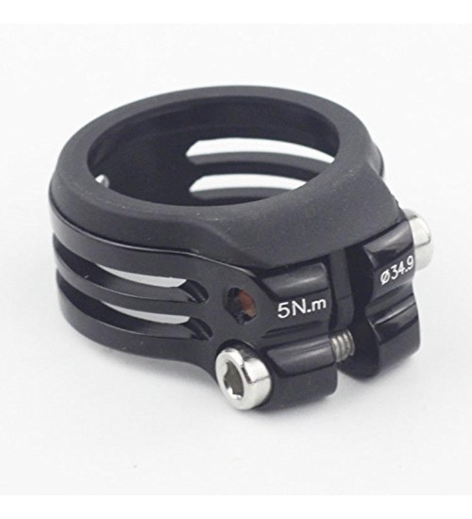 Fouriers CNC Alloy Seatpost Clamp 31.8mm/34.9mm Black - Waterproof & Superlight - Buy Online on GoSupps.com