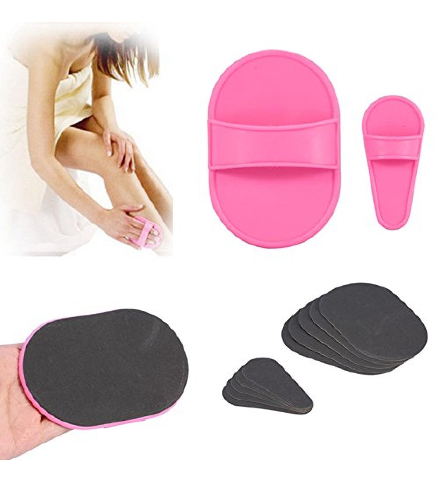 Hair Removal Pads Set | Smooth Skin Tool for Face Arms & Legs - Effortless Hair Remover - Buy Online on GoSupps.com