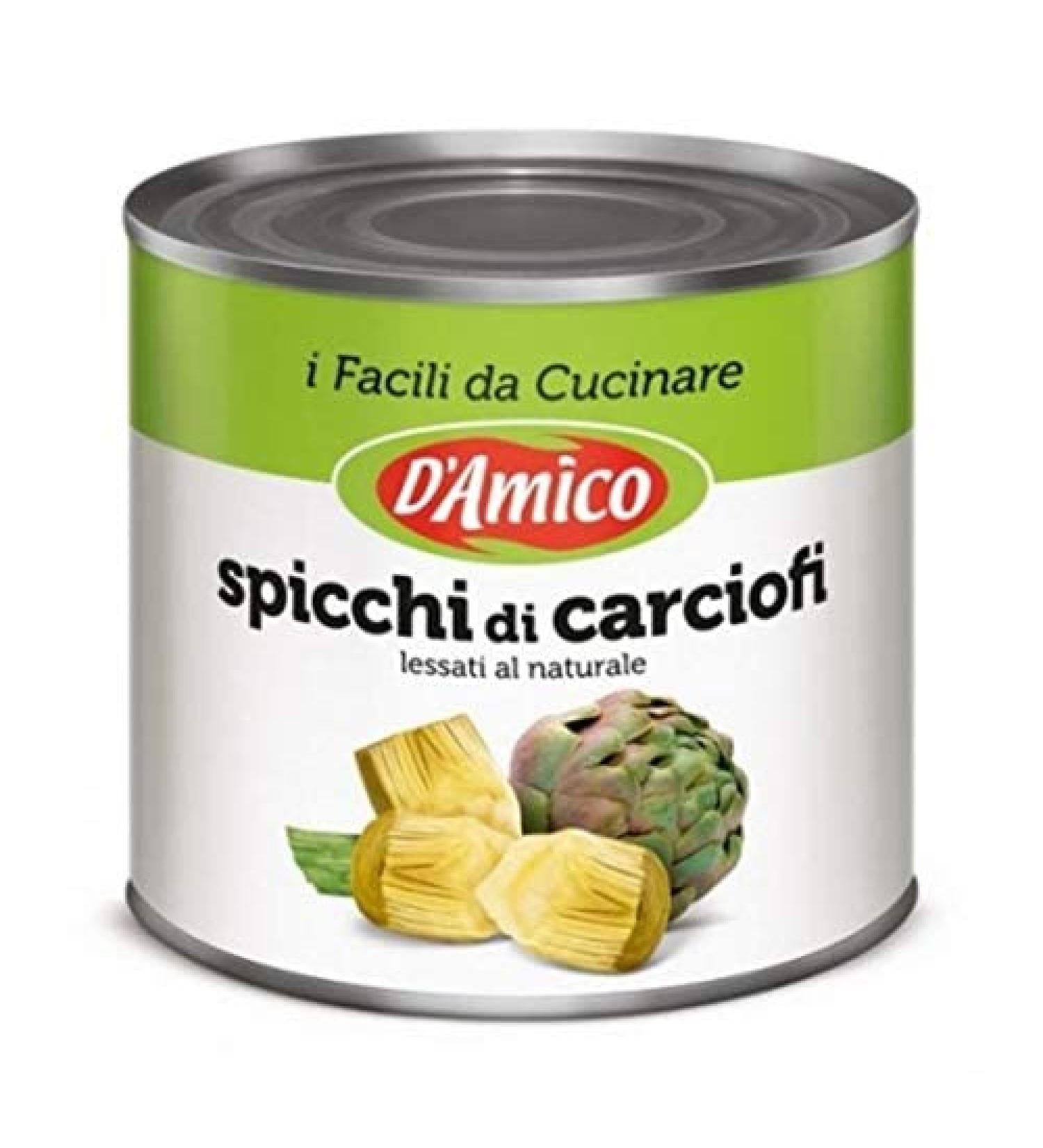 D'Amico Carciofi a Spicchi Artichoke wedges 2500 g box