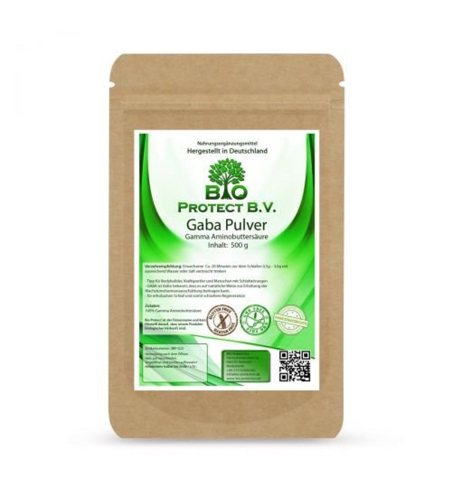 Gaba Powder 500g - Gamma Amino Butyric Acid 100% without additives or release agents