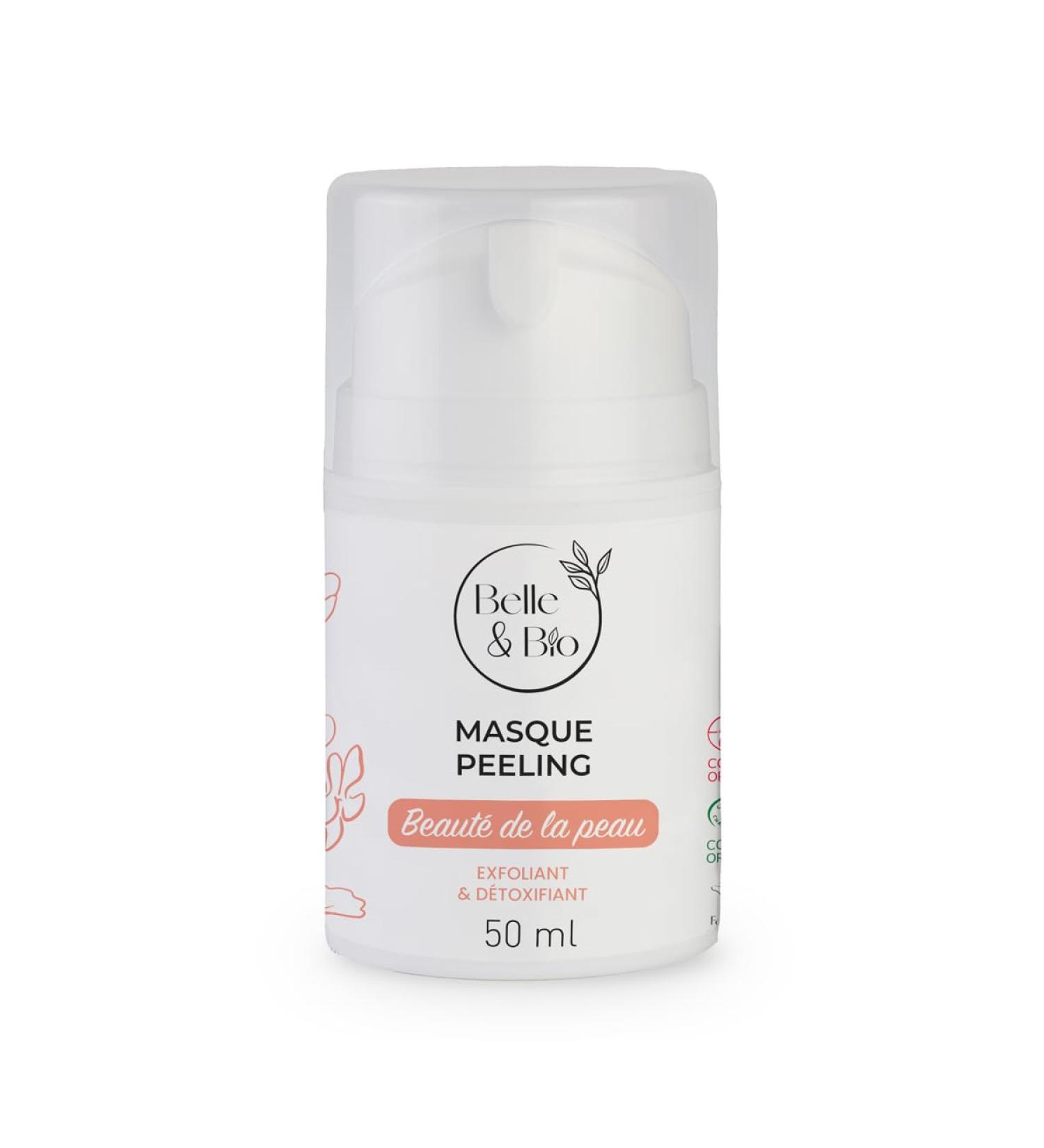 Belle&Bio Peeling Mask with Fruit Acids Certified Organic by Ecocert 50 ml - Buy Online on GoSupps.com