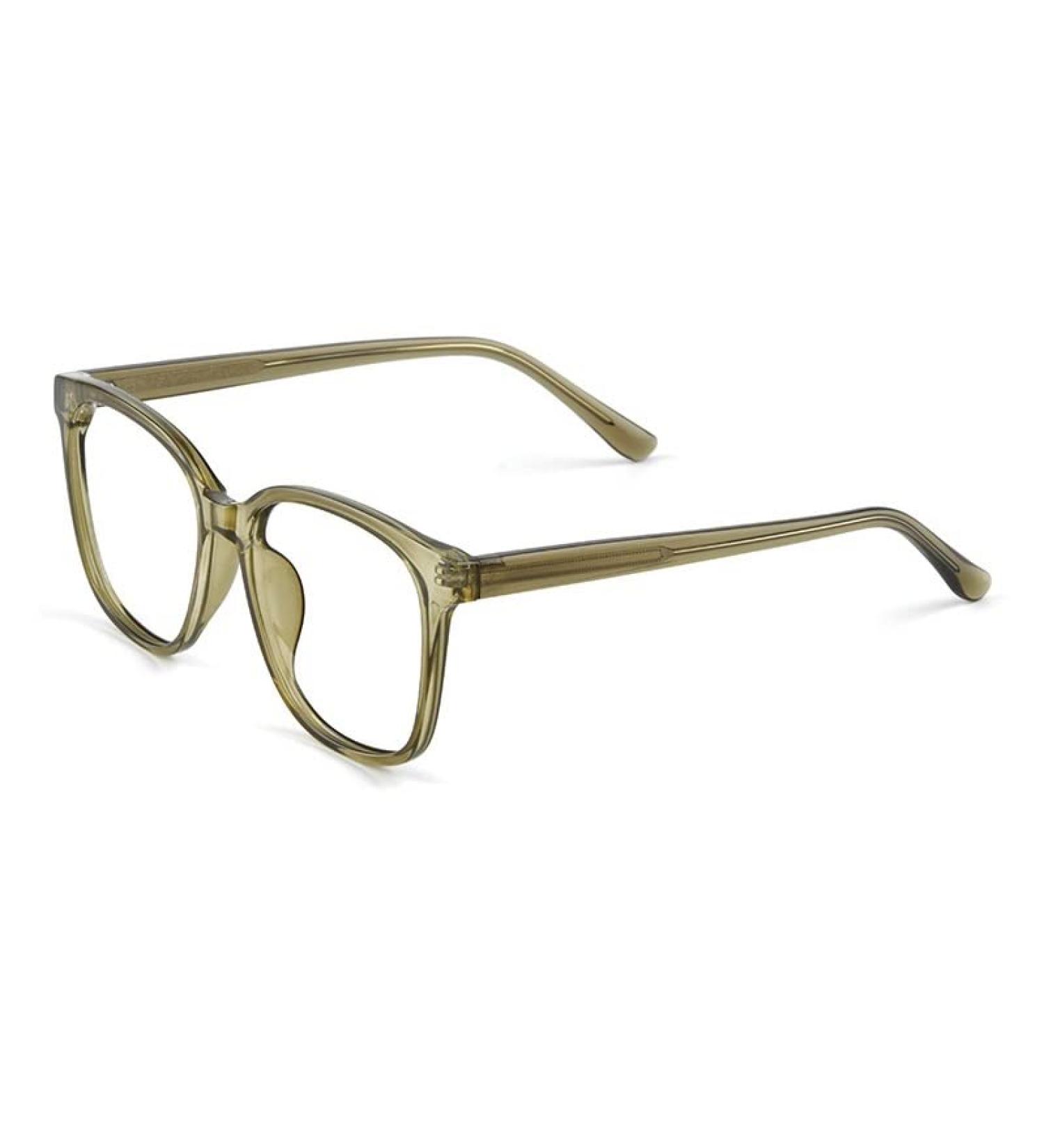 PARWANA Anti-UV Reading Glasses | Large Comfortable Computer Readers for Men & Women | Light Mirror Eyeglasses +0.00 Frosted Green - Buy Online on GoSupps.com