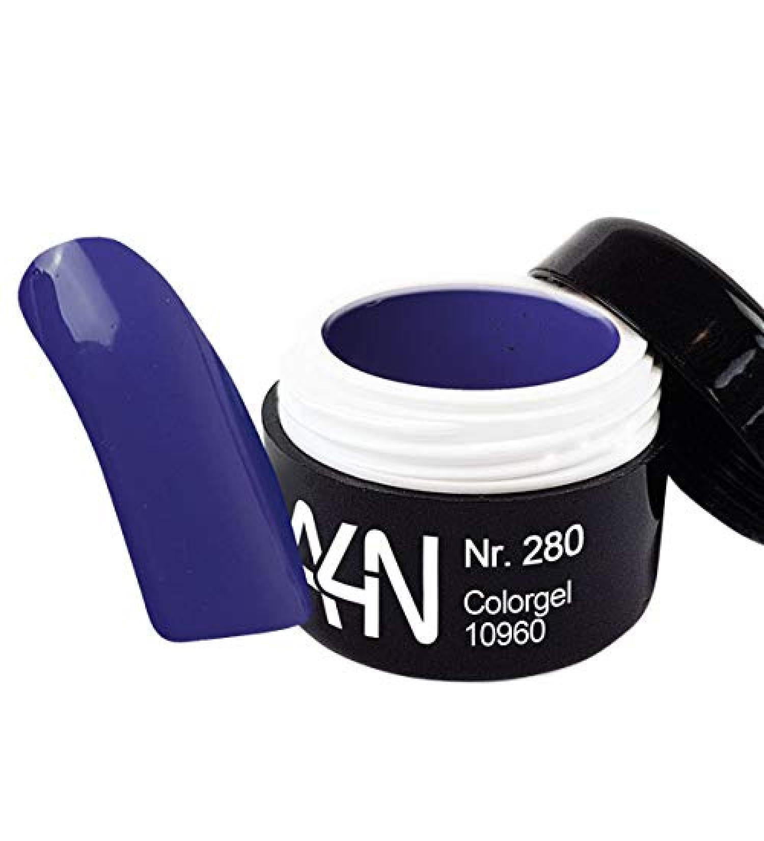 UV-LED Colorgel Ultra Violet trendy color purple No. 280 suitable for painting French or full cover.