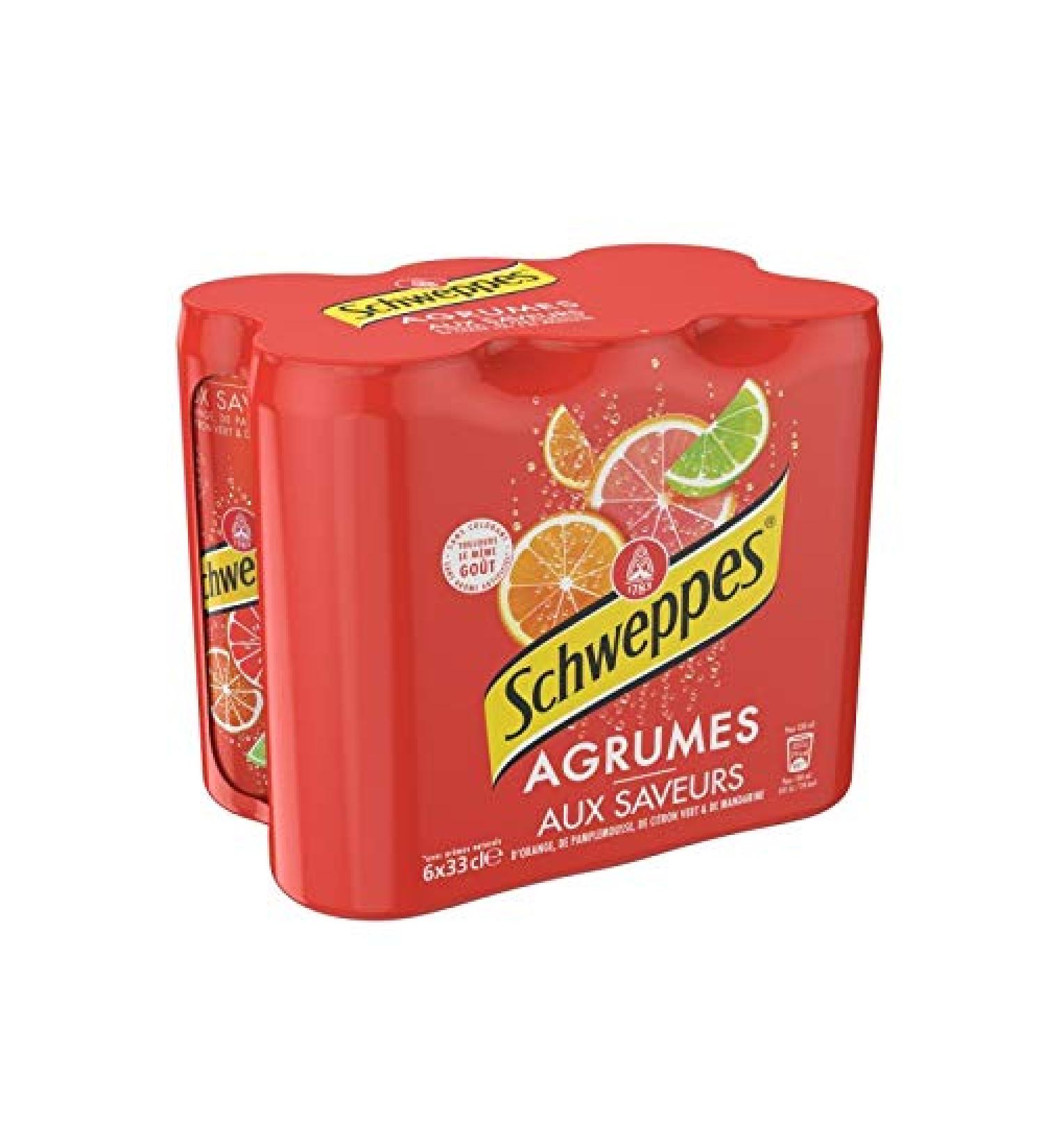 SCHWEPPES FRUITS - Agrumes Box 6X33Cl - ( The unit ) - Buy Online on GoSupps.com