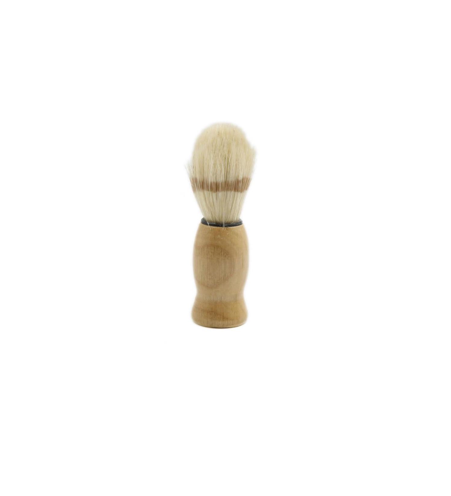 Ruilogod Soft Bach Bristle Shaving Brush - Comfort Wooden Handle Barber Tool for Men | International Shipping Available - Buy Online on GoSupps.com