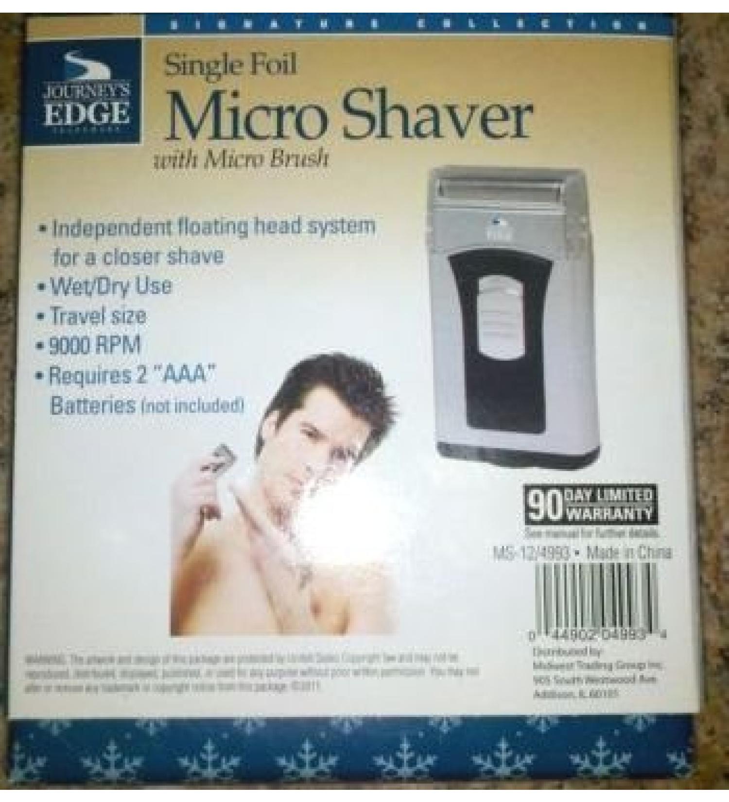 Single Foil Micro Shaver