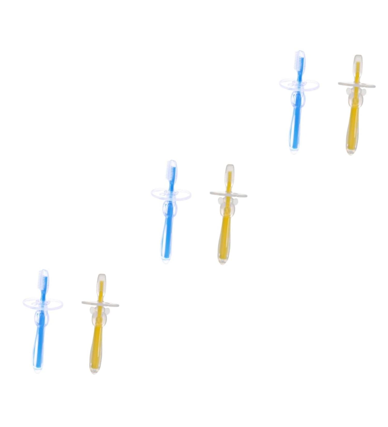 Shop TOVINANNA 6-Pack Bristle Toothbrushes for Kids - Ideal Infant & Toddler Training Toothbrushes - Buy Online on GoSupps.com