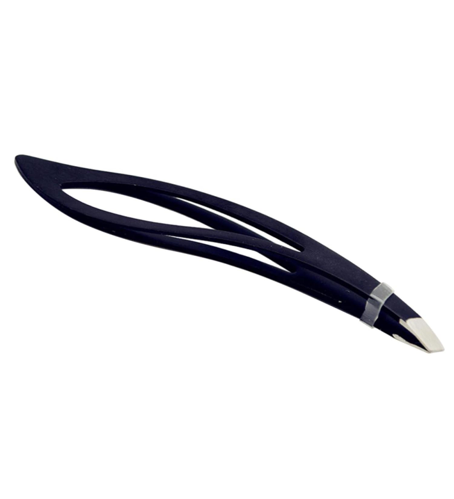 MAGICLULU Slant Tip Eyebrow Tweezer Men Suits Facial Hair Tweezers Suits for Men Tweezers for Men Eye Brow Shaping Kit Eyebrow Clip Tweezer Mens Black Suits Oblique Head Stainless Steel medium As Shown - Buy Online on GoSupps.com