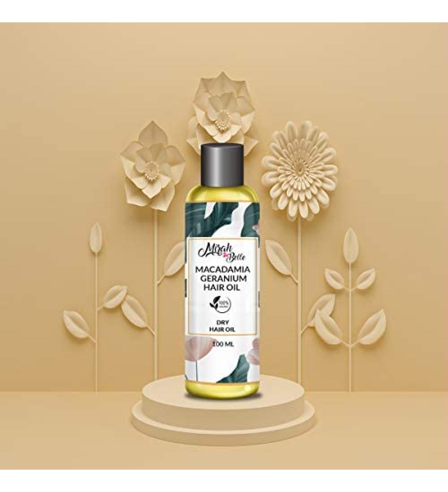 Buy Mirah Belle Dry Hair Oil - Vegan Argan & Avocado Oil for Frizzy Hair Split Ends & Breakage - 100ml International Shipping - Buy Online on GoSupps.com