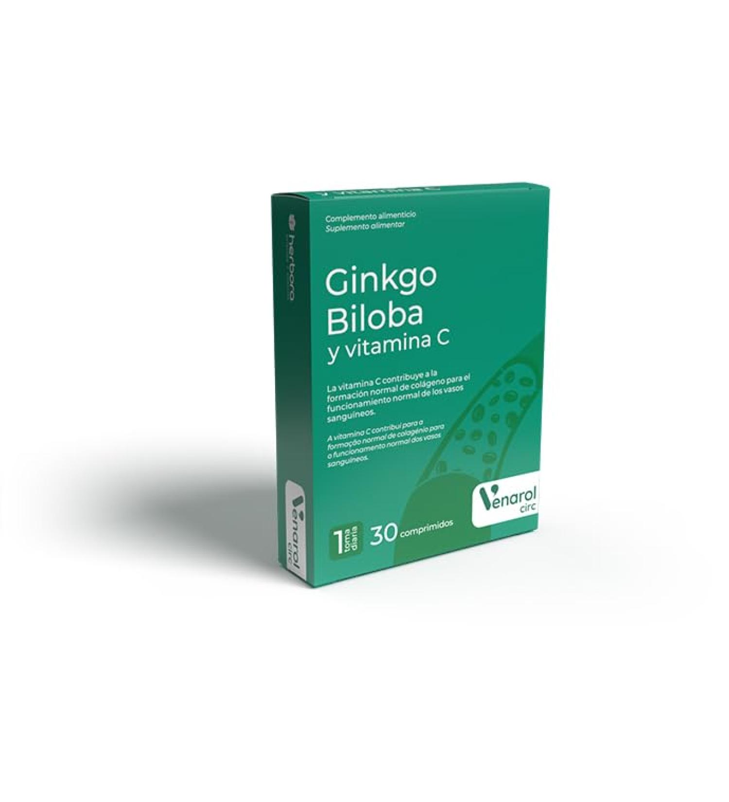 Herbora VENAROL GINKGO BILOBA+VIT C 30 comp is a supplement in tablet form for consistent support