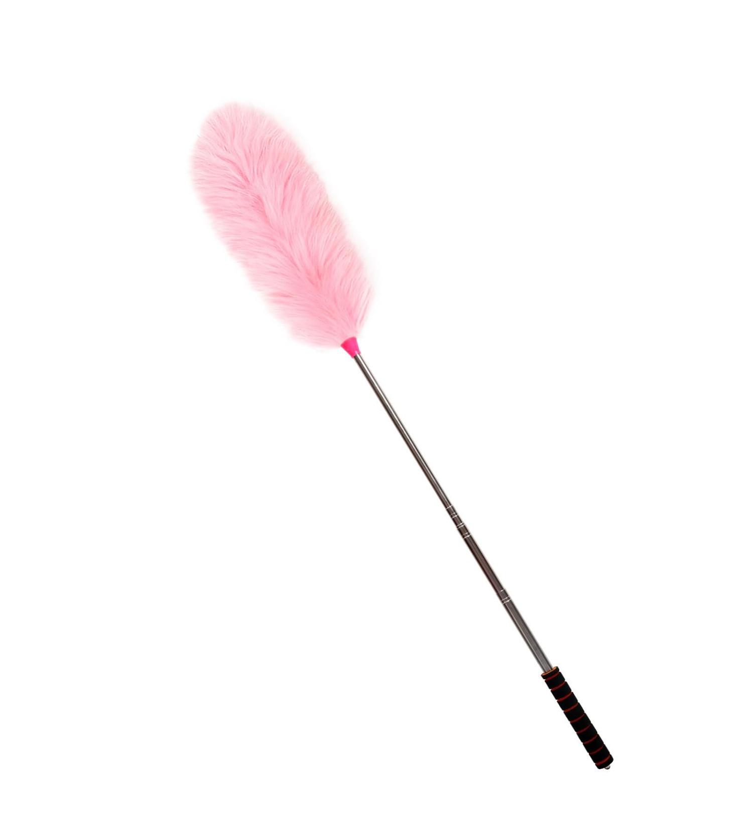 FCSHFC Dusters with Extension Pole Home Dusters for Cleaning Woolen Flexible Head Anti-Static Feather Duster for Window Blind Air Conditioner Vents Fans(Pink) - Buy Online on GoSupps.com