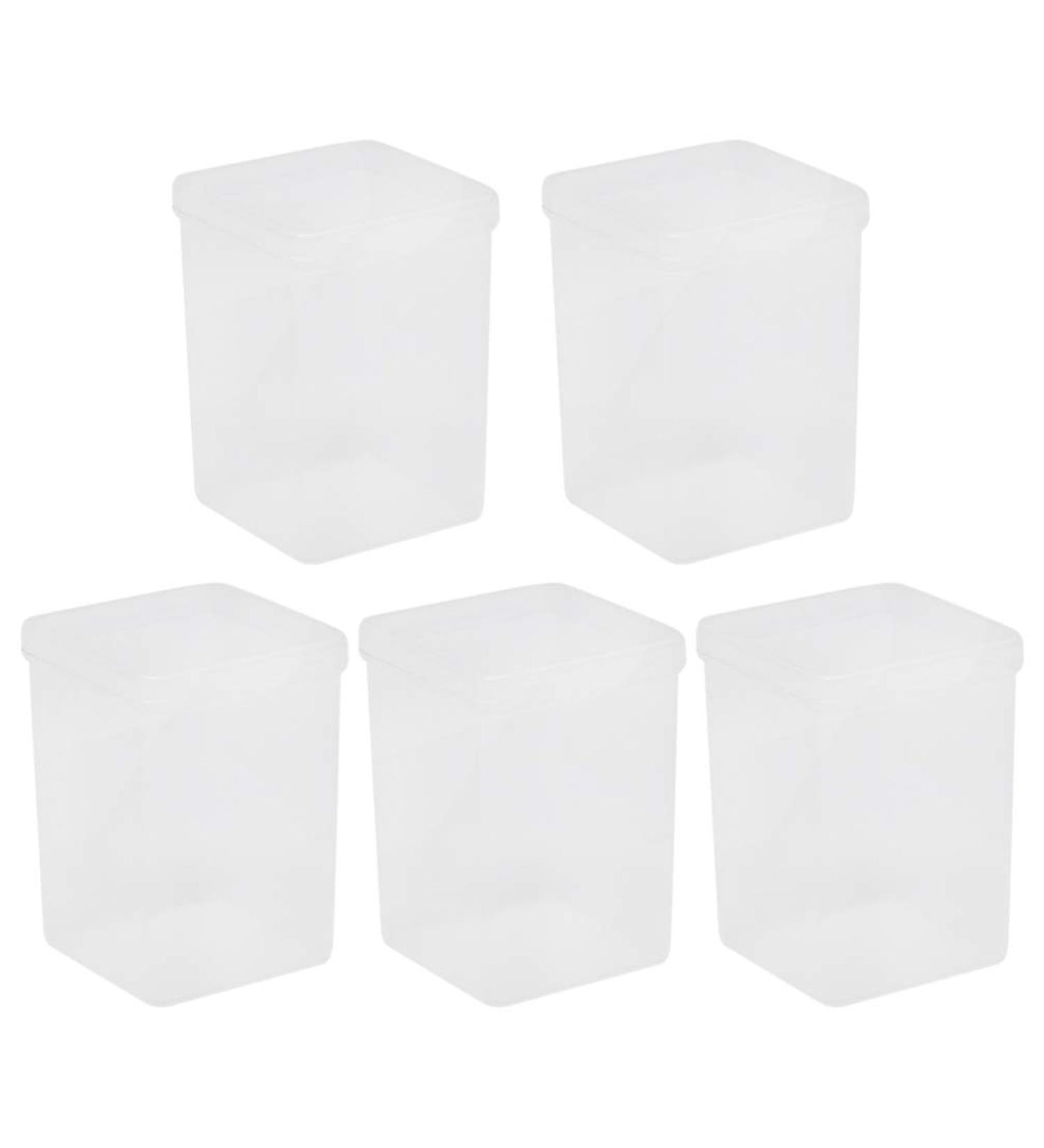 Clear Acrylic Cosmetic Cotton Pad Holder | Makeup Organizer for Cotton Swabs & Pads | International Shipping Available - Buy Online on GoSupps.com