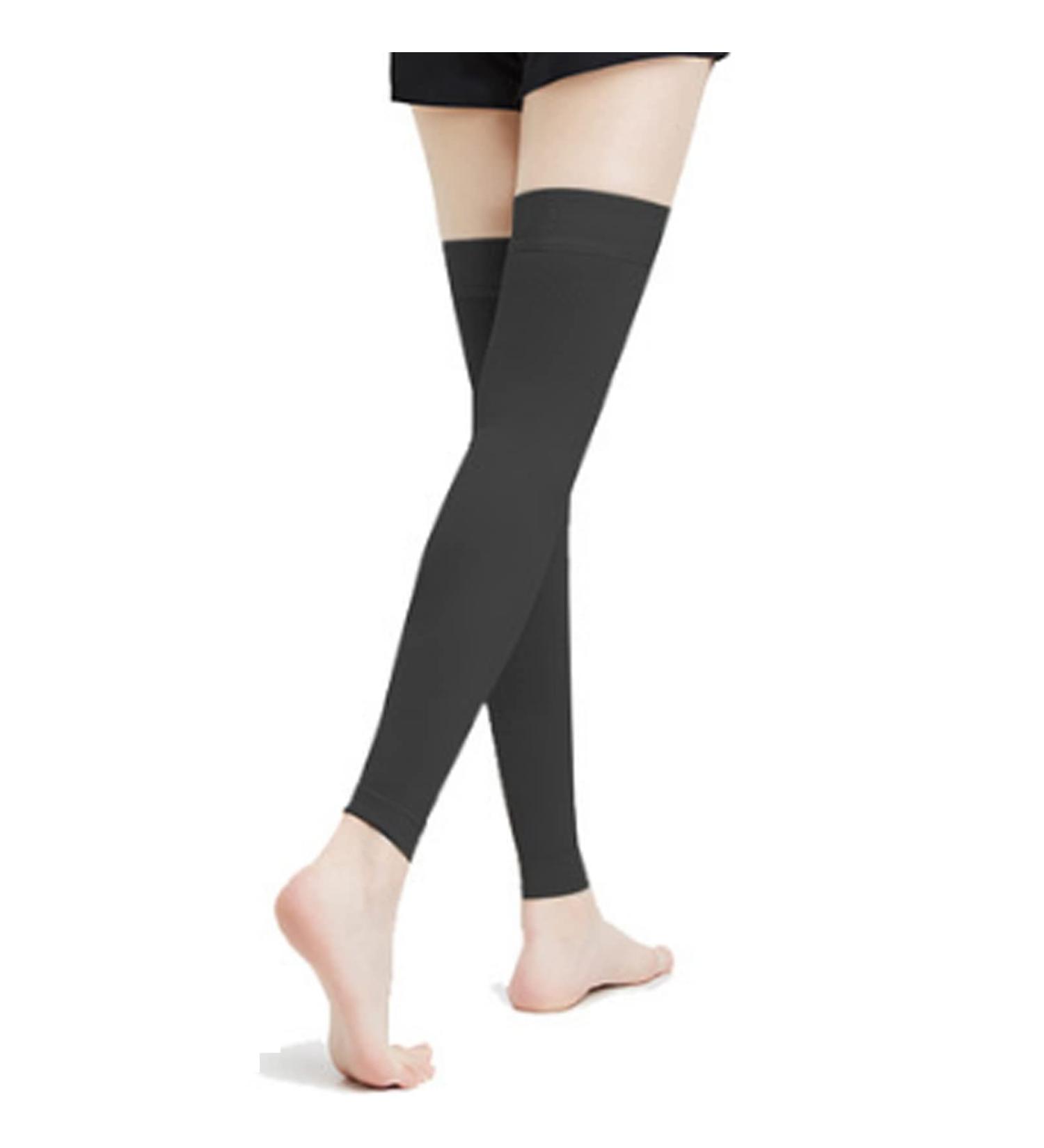Compression Socks 30-40 mmHg | Easy On Varicose Vein Relief & Recovery | Ideal for Travel & Cycling - Available in Flesh & Black - Buy Online on GoSupps.com