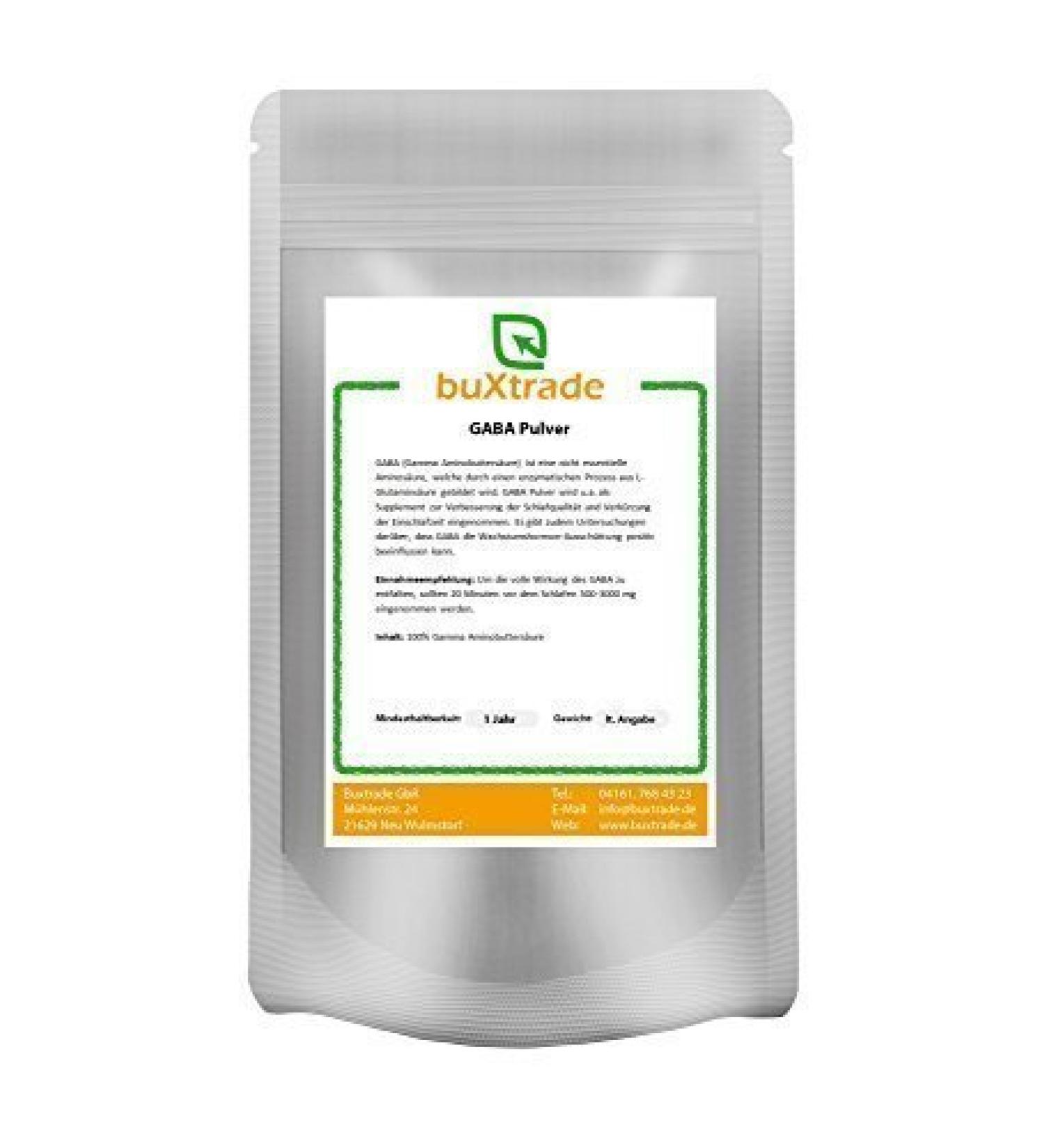 GABA powder - Gamma | Aminobutyric acid | pure VARIOUS SIZES 250 g