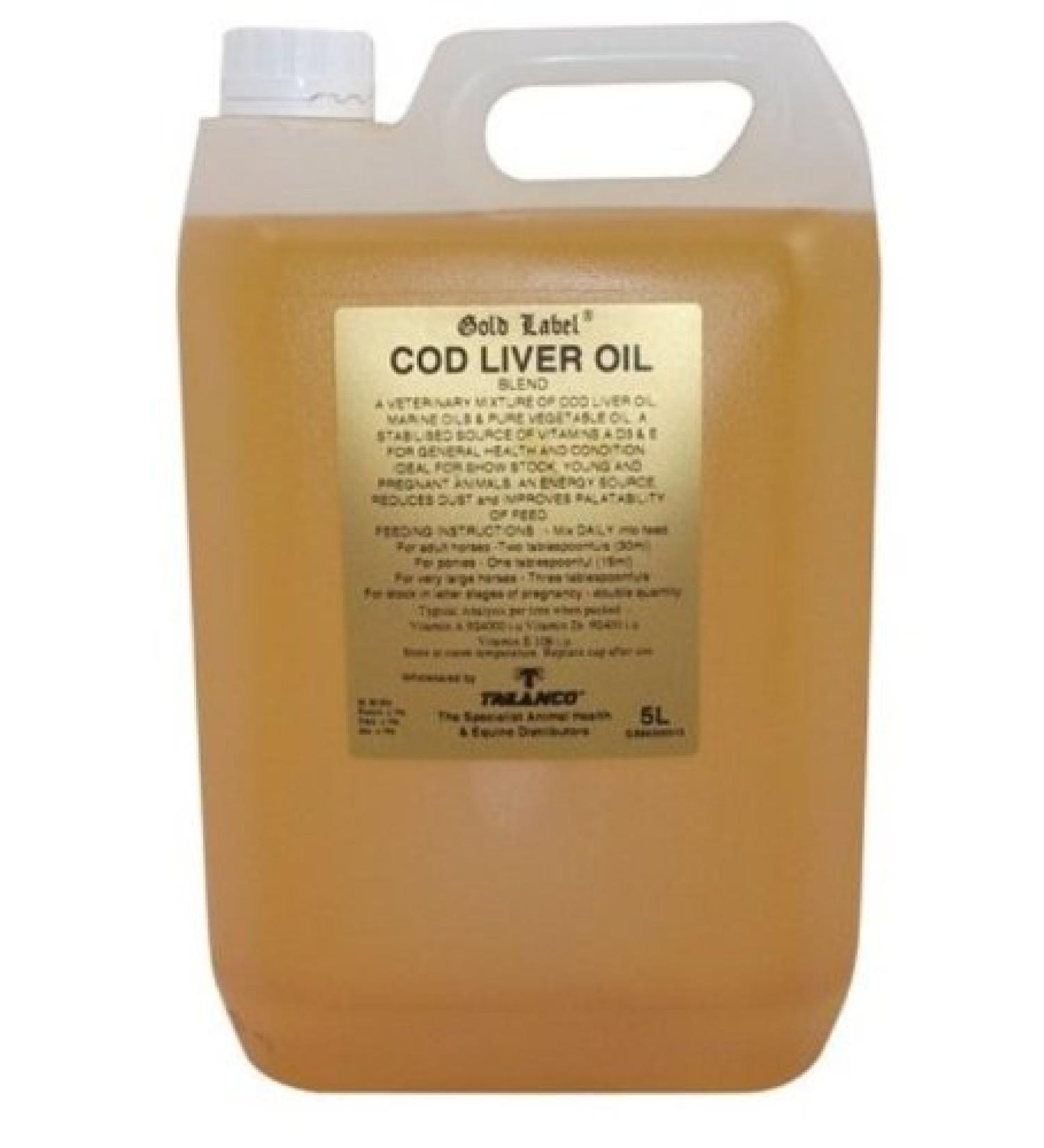 Gold Label Cod Liver Oil x Size: 5 Lt